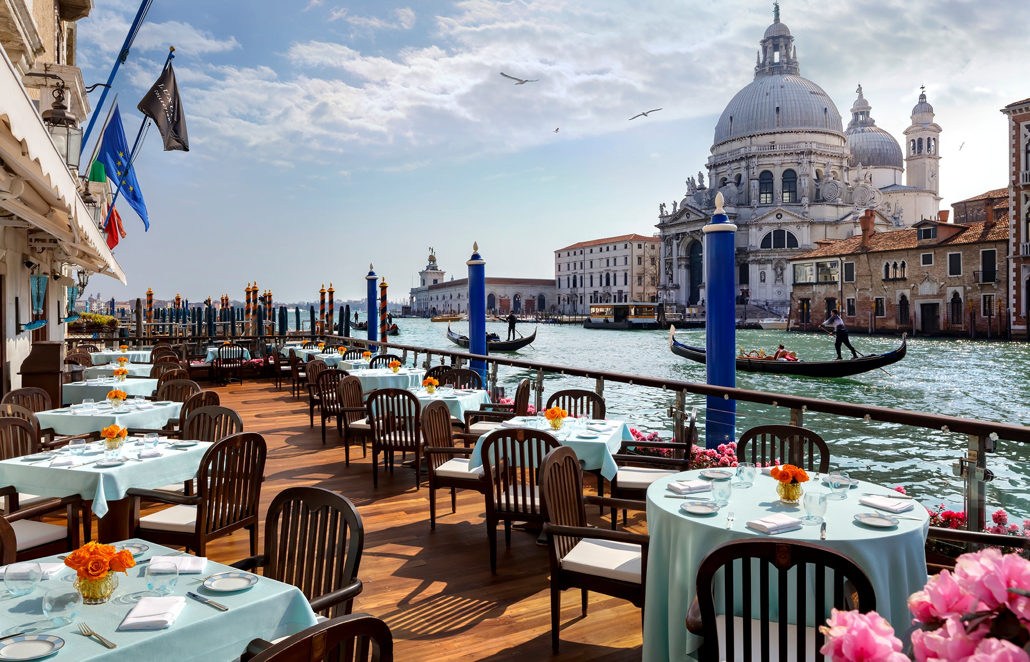 The view from the terrace at the Gritti Palace in Venice is unforgettable