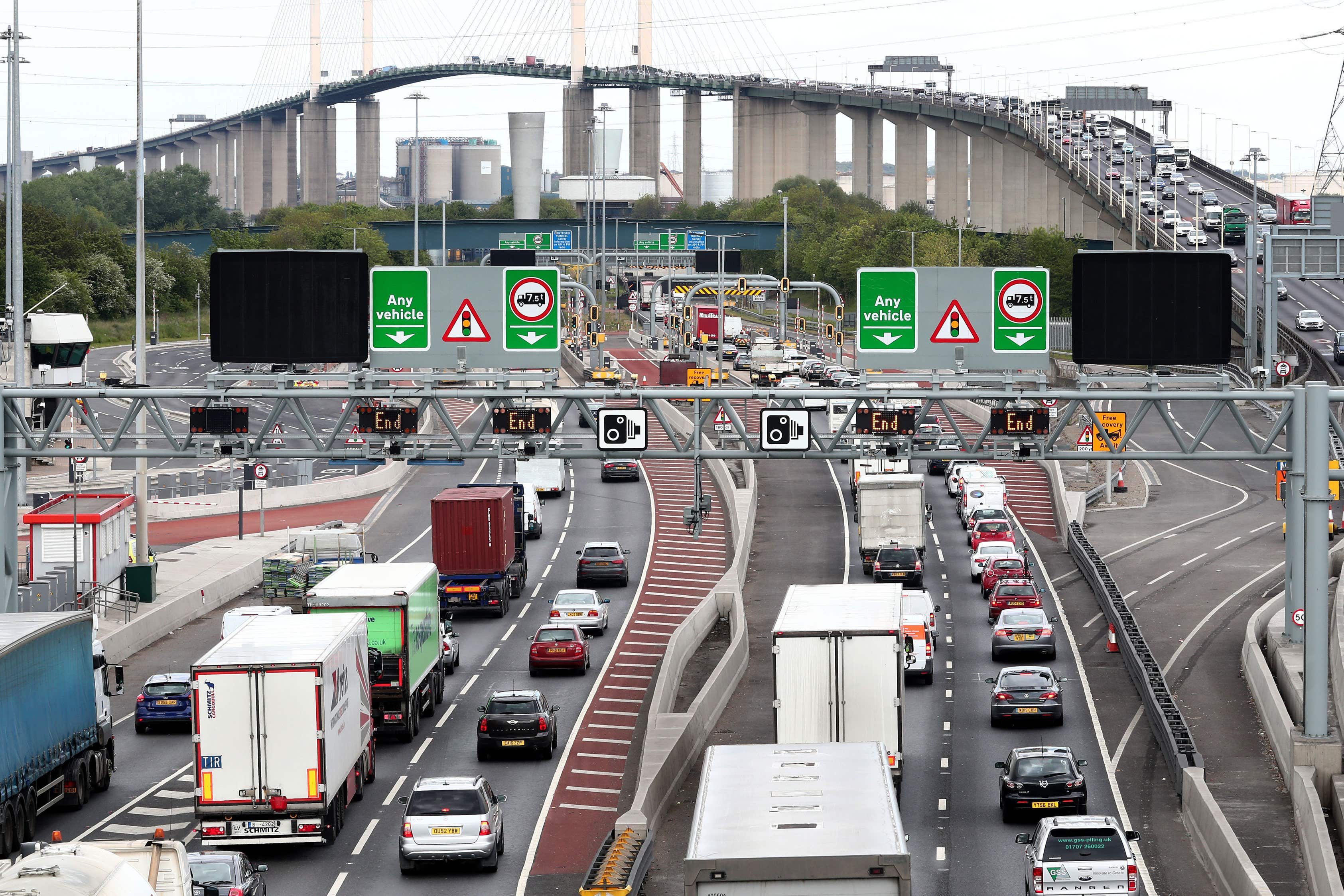 Motoring groups have criticised the decision to increase Dartford Crossing charges by 40% (Gareth Fuller/PA)