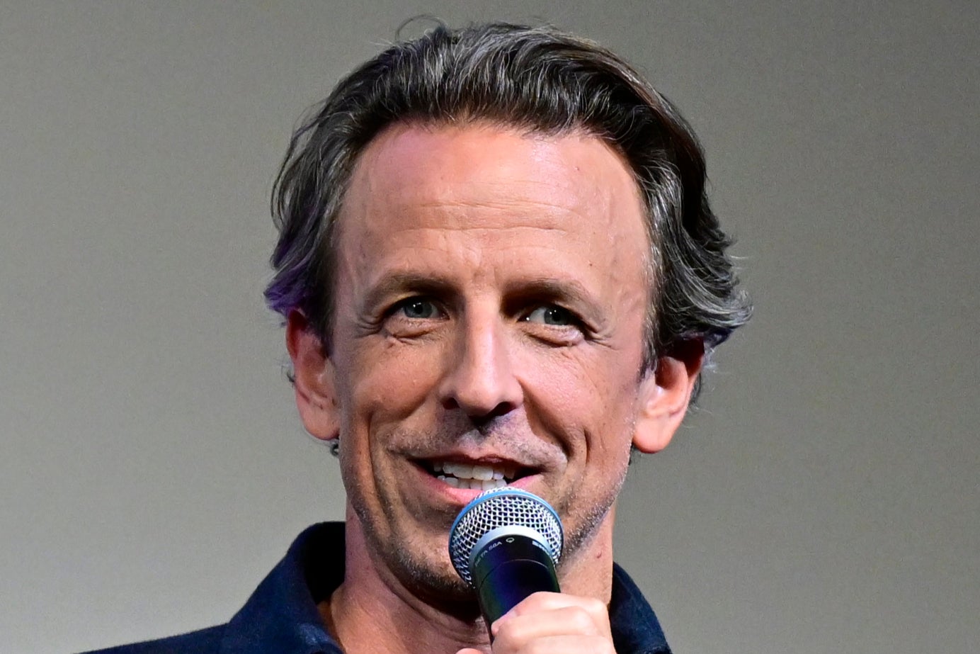 Seth Meyers speaking during The 2024 New Yorker Festival last October in New York City