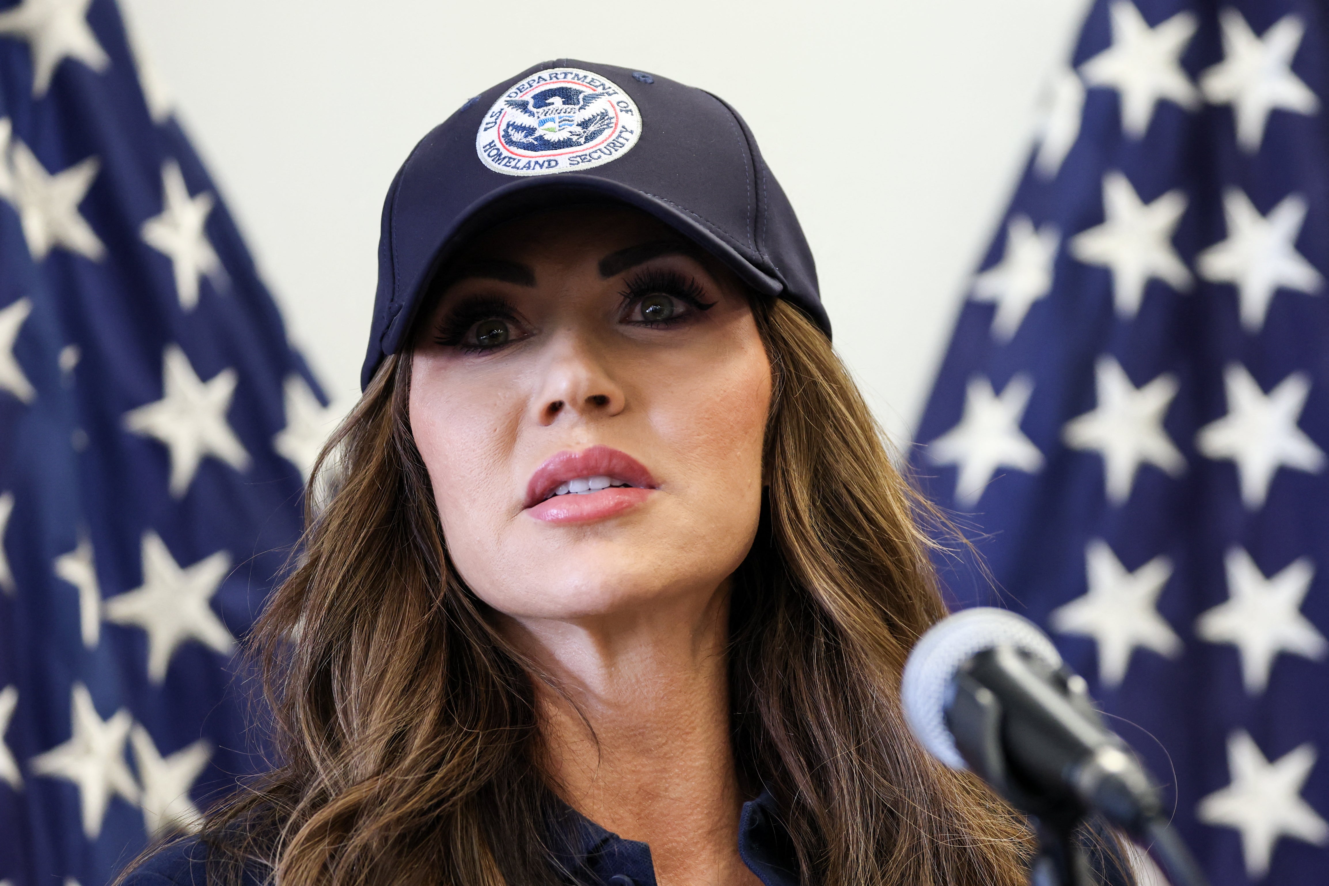 Homeland security secretary Kristi Noem