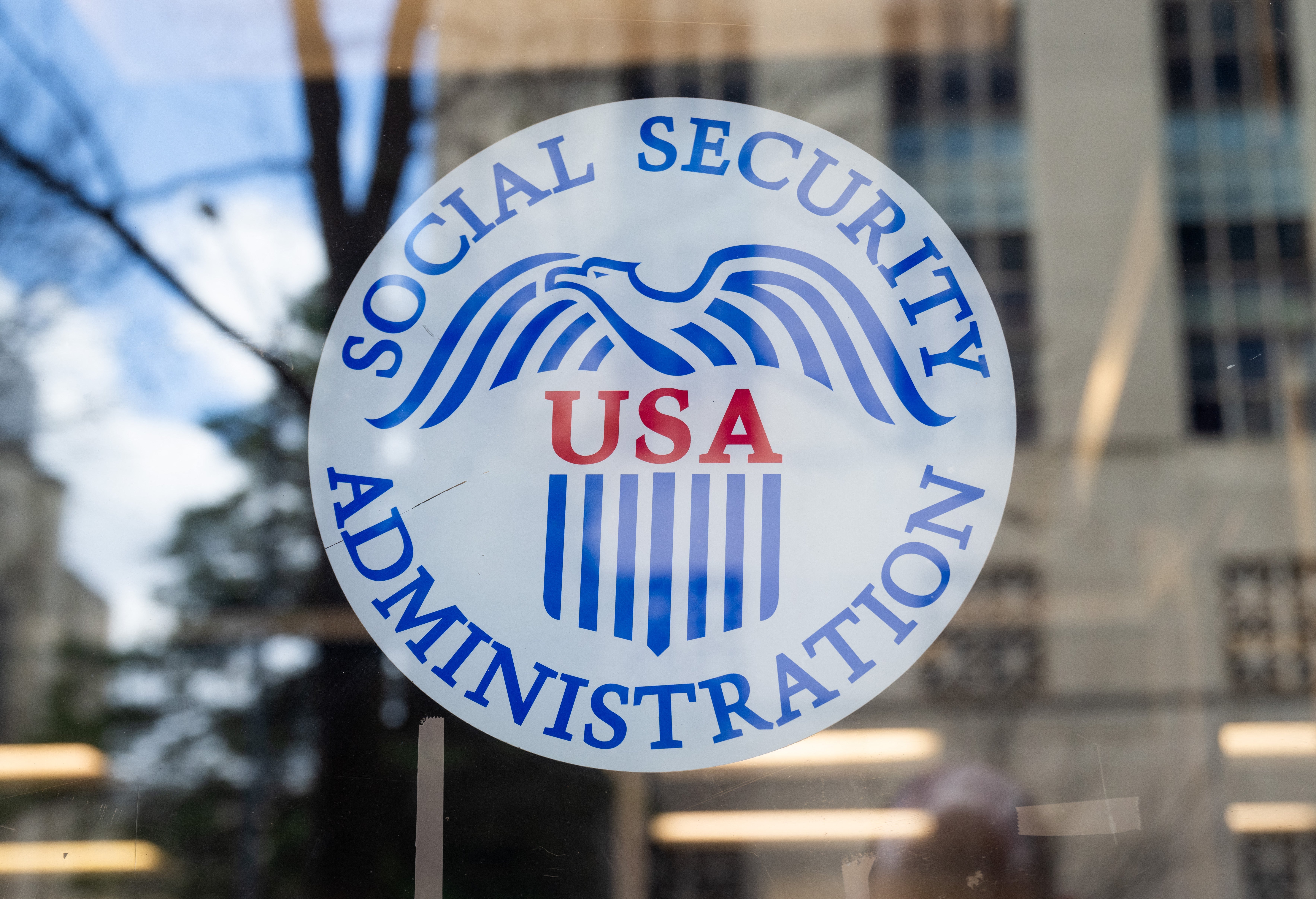 The Social Security Administration office in Washington, D.C. Social Security benefits are set to run out by 2034, according to a new report from the Treasury Department