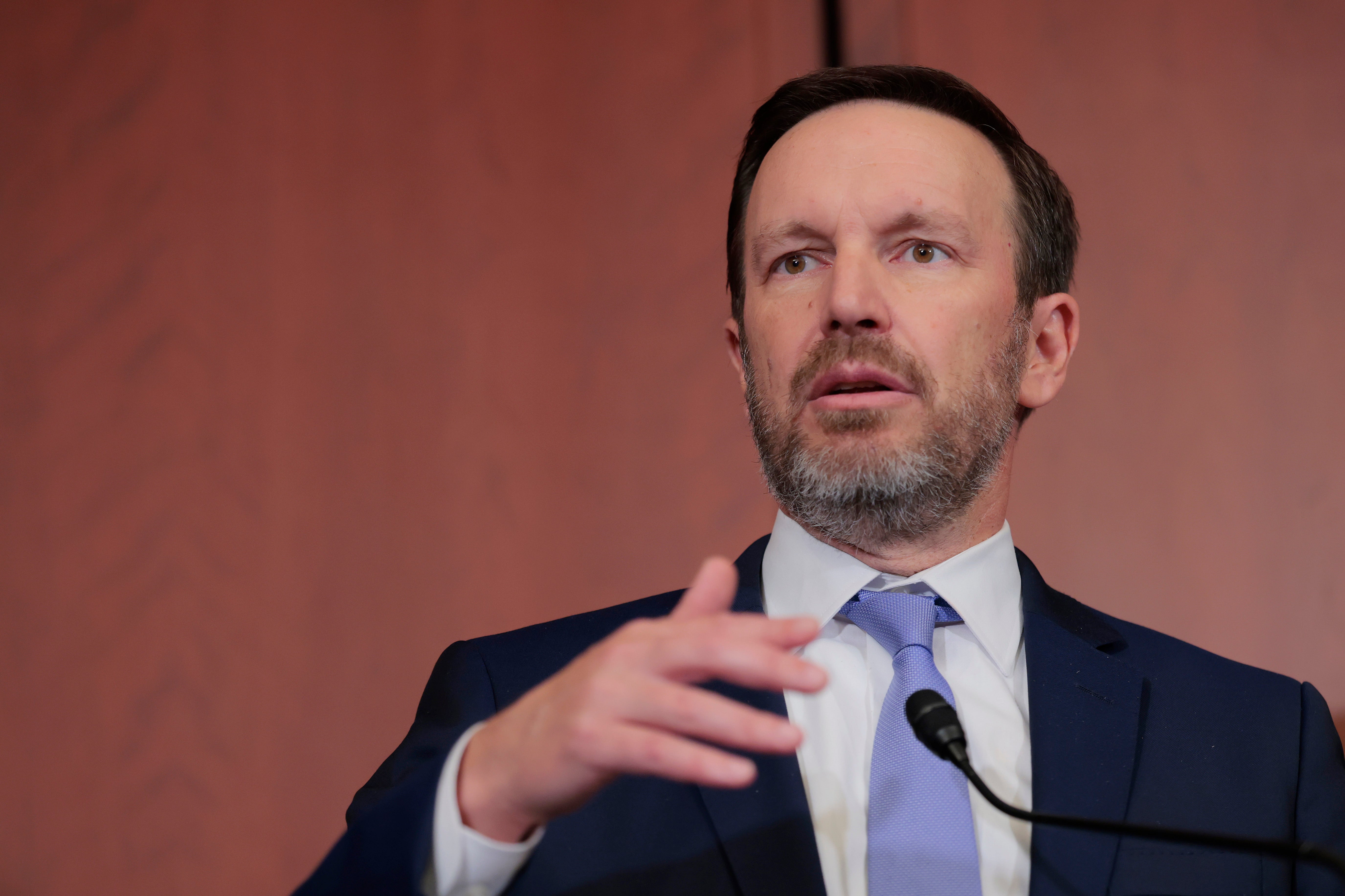 Sen. Chris Murphy (D-Conn.) is among the Democrats sounding the alarm on attacks on free speech.