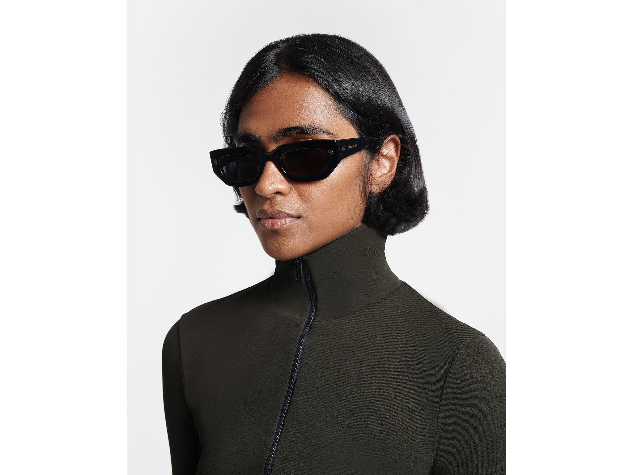 Best sunglasses IndyBest review Nanushka kadee bio-plastic D-frame sunglasses   