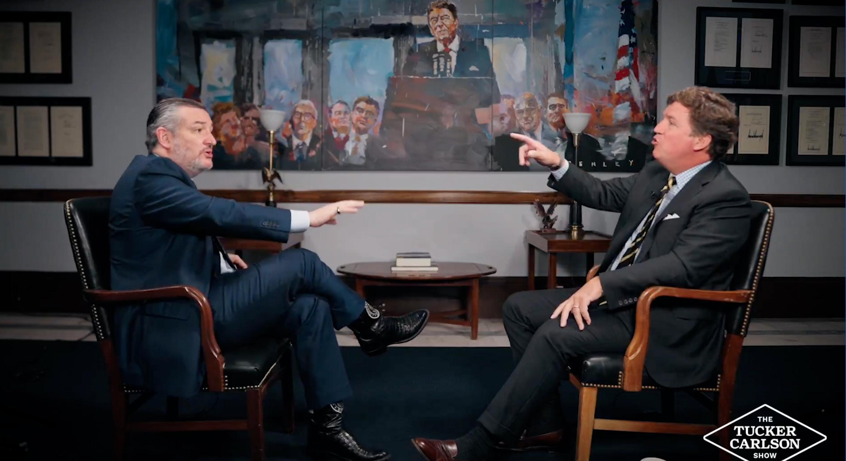 Tucker Carlson grills Ted Cruz about Iran in an interviewing that had both screaming at the other