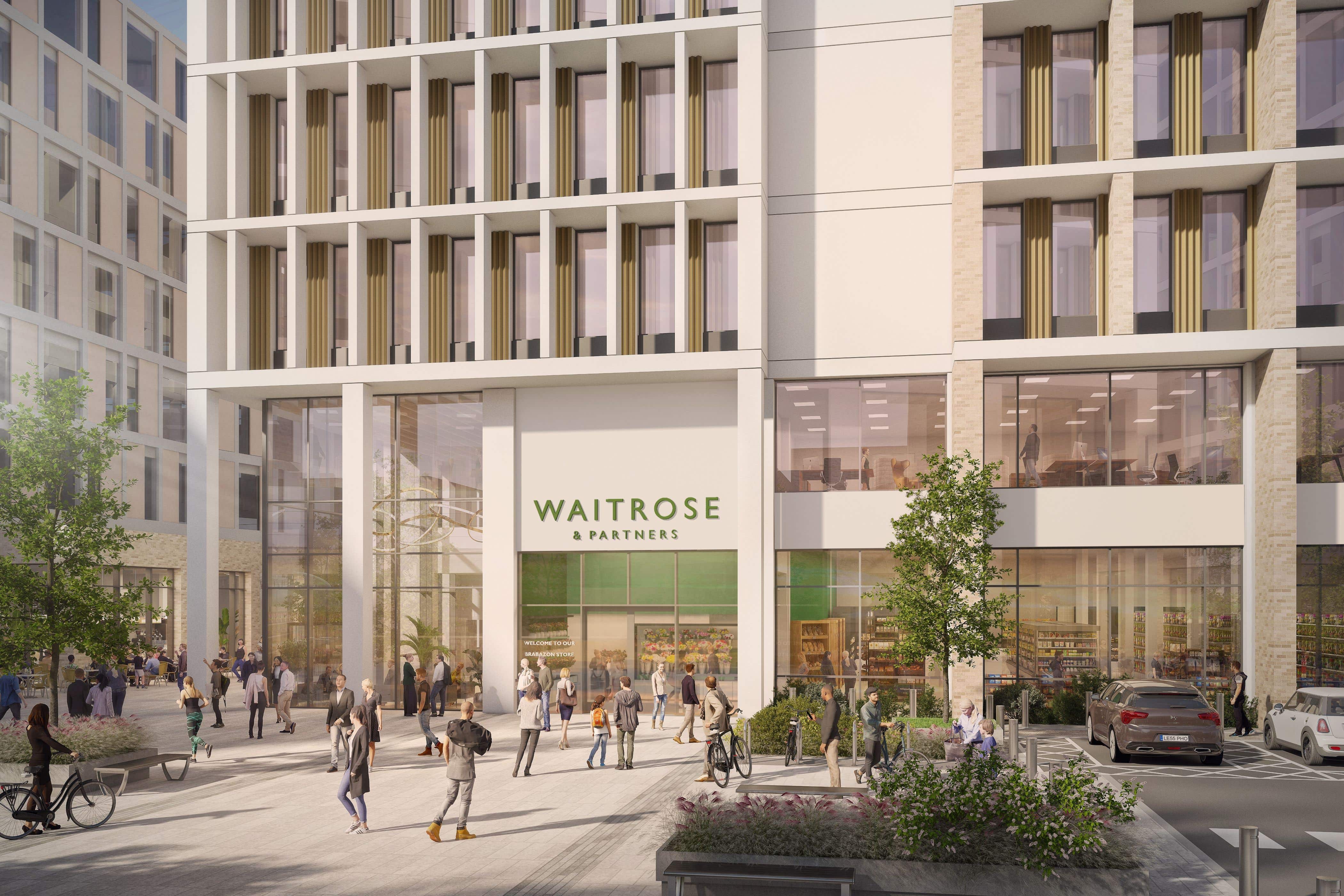 Waitrose has revealed plans for its first new full supermarket for seven years in Brabazon, a new town in North Bristol, in 2027