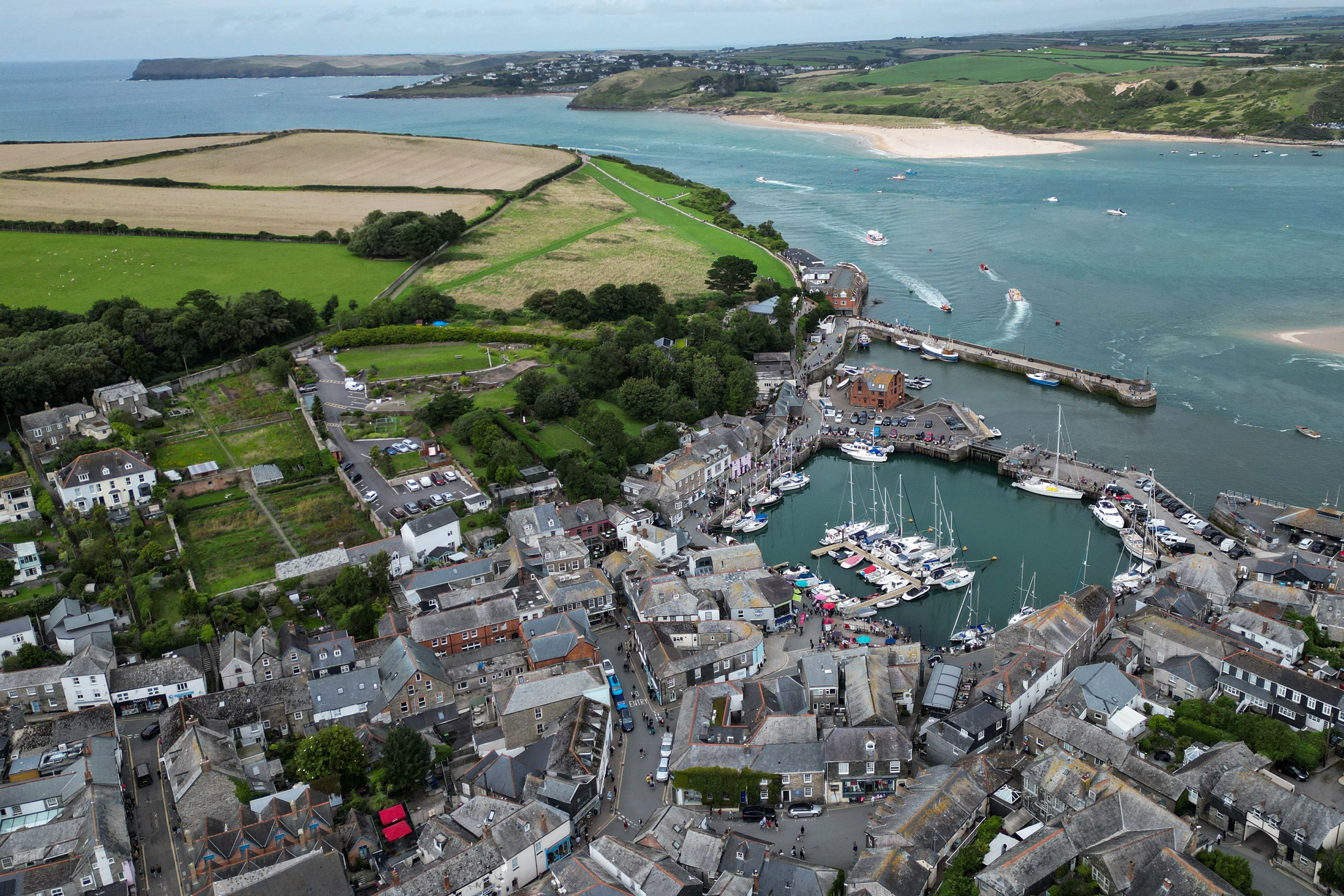 Rightmove said Cornwall has seen a 246% increase in the volume of million-pound properties for sale since 2019 (David Davies/PA)