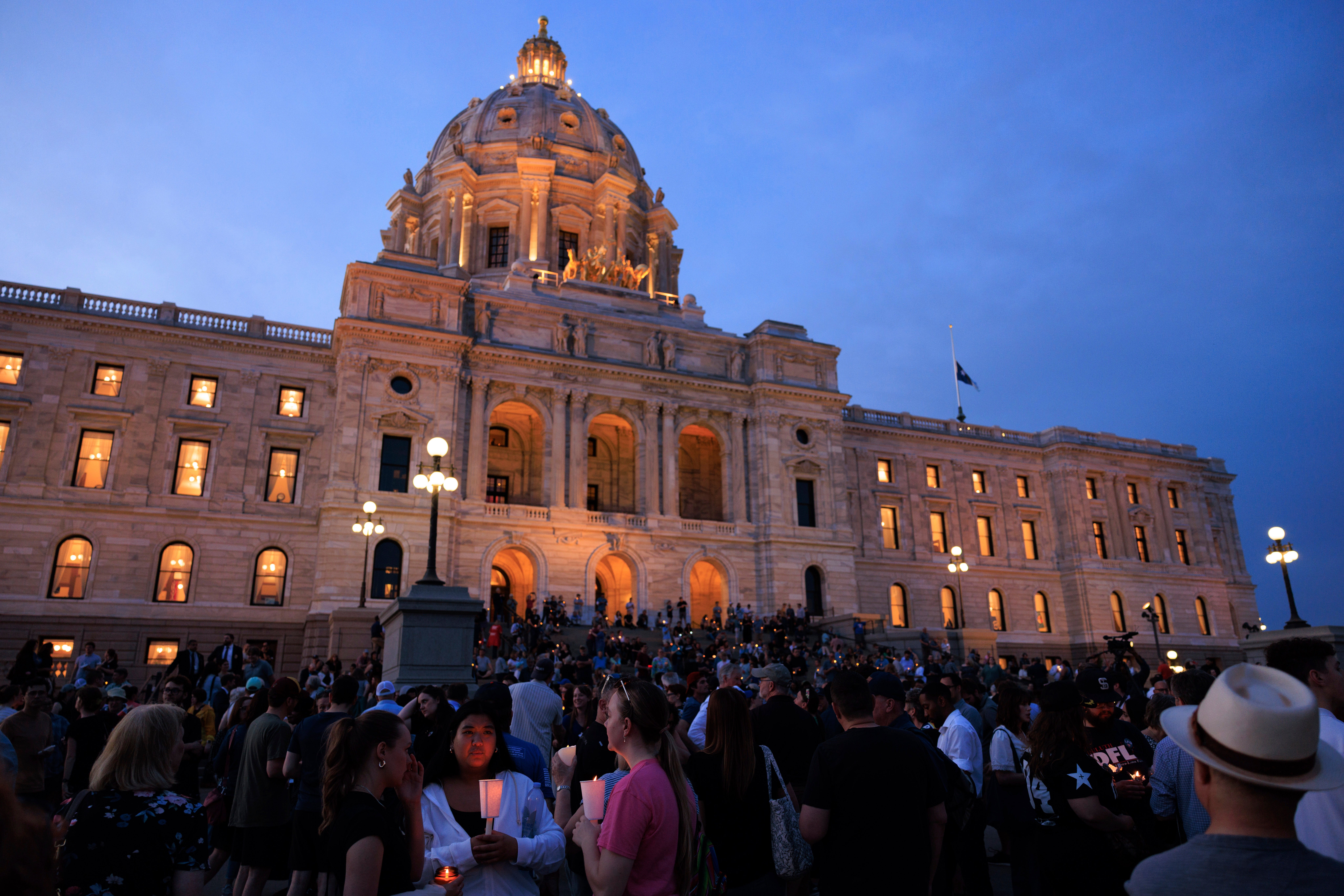 Minnesota Lawmakers Shot Vigil