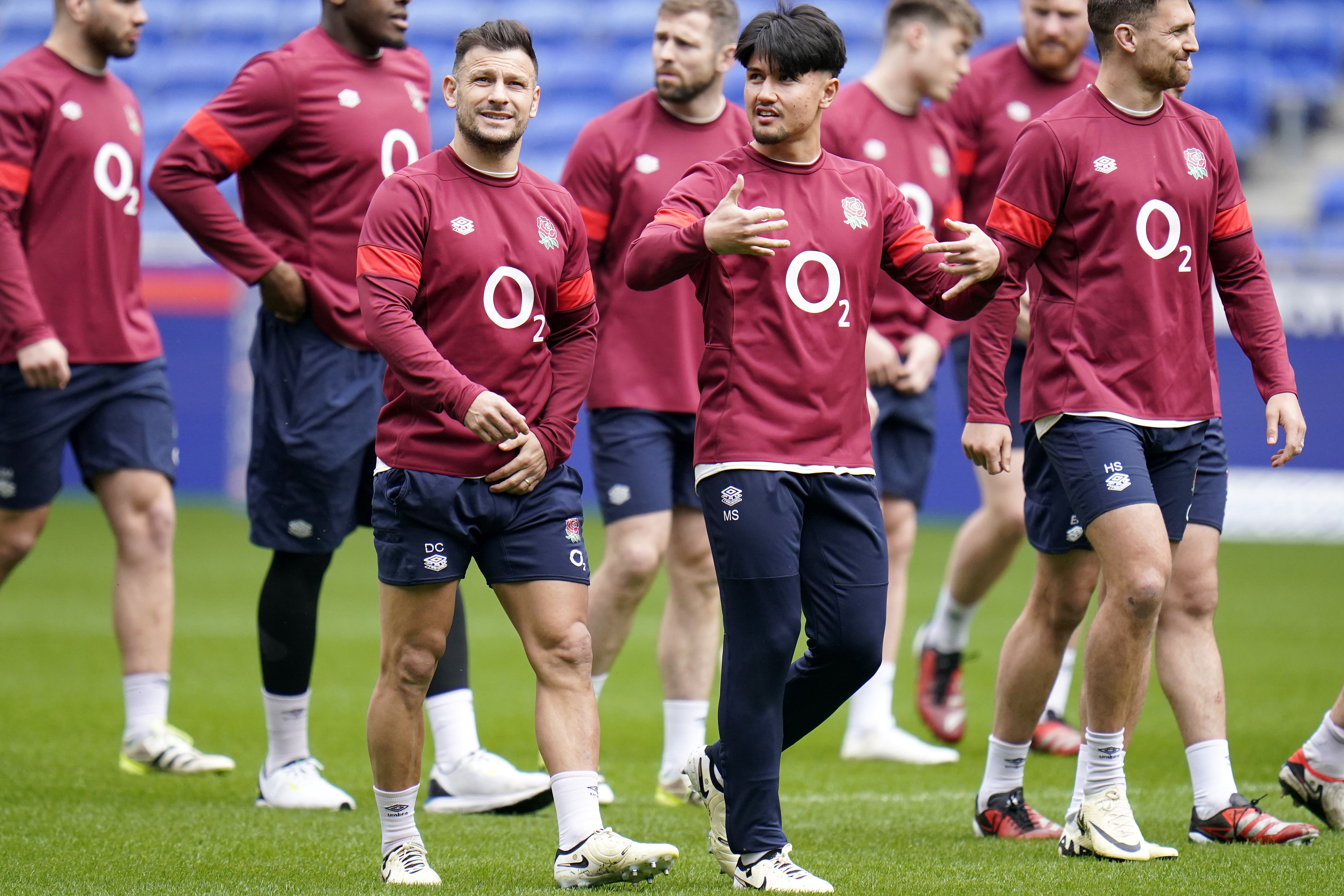 Danny Care, left, and Marcus Smith, right, have been long-term team-mates for club and country (Andrew Matthews/PA)