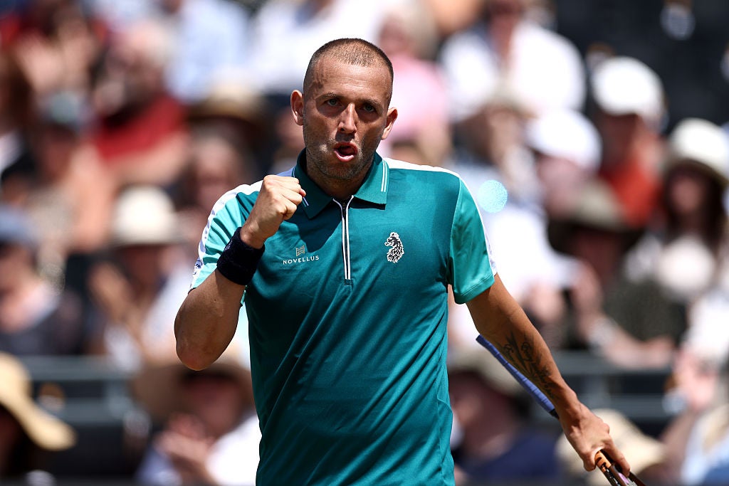 Dan Evans recorded his first top-20 win in two years this week at Queen's