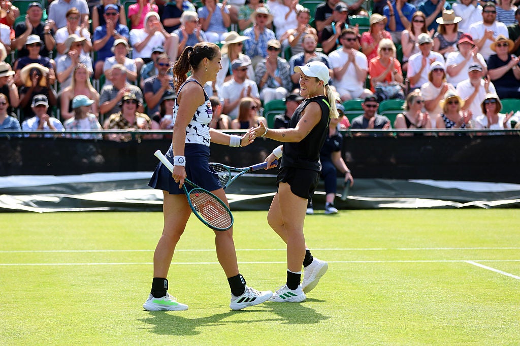 Jodie Burrage and Sonay Kartal have formed a doubles partnership and have also received a wildcard for the women's doubles at Wimbledon