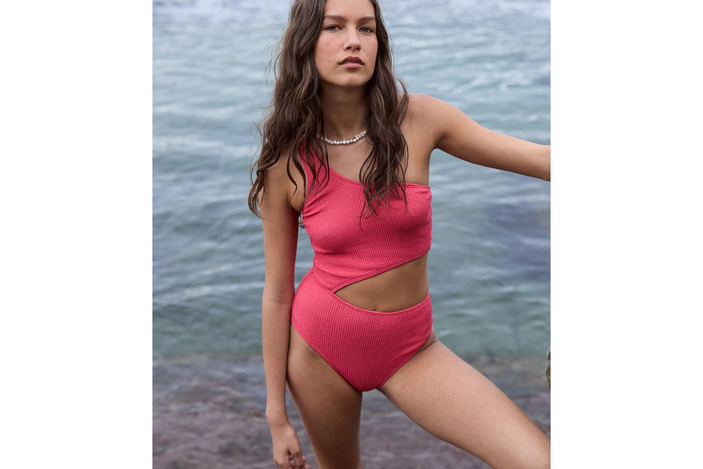 Best swimsuit IndyBest review Hush Clare cut-out crinkle swimsuit