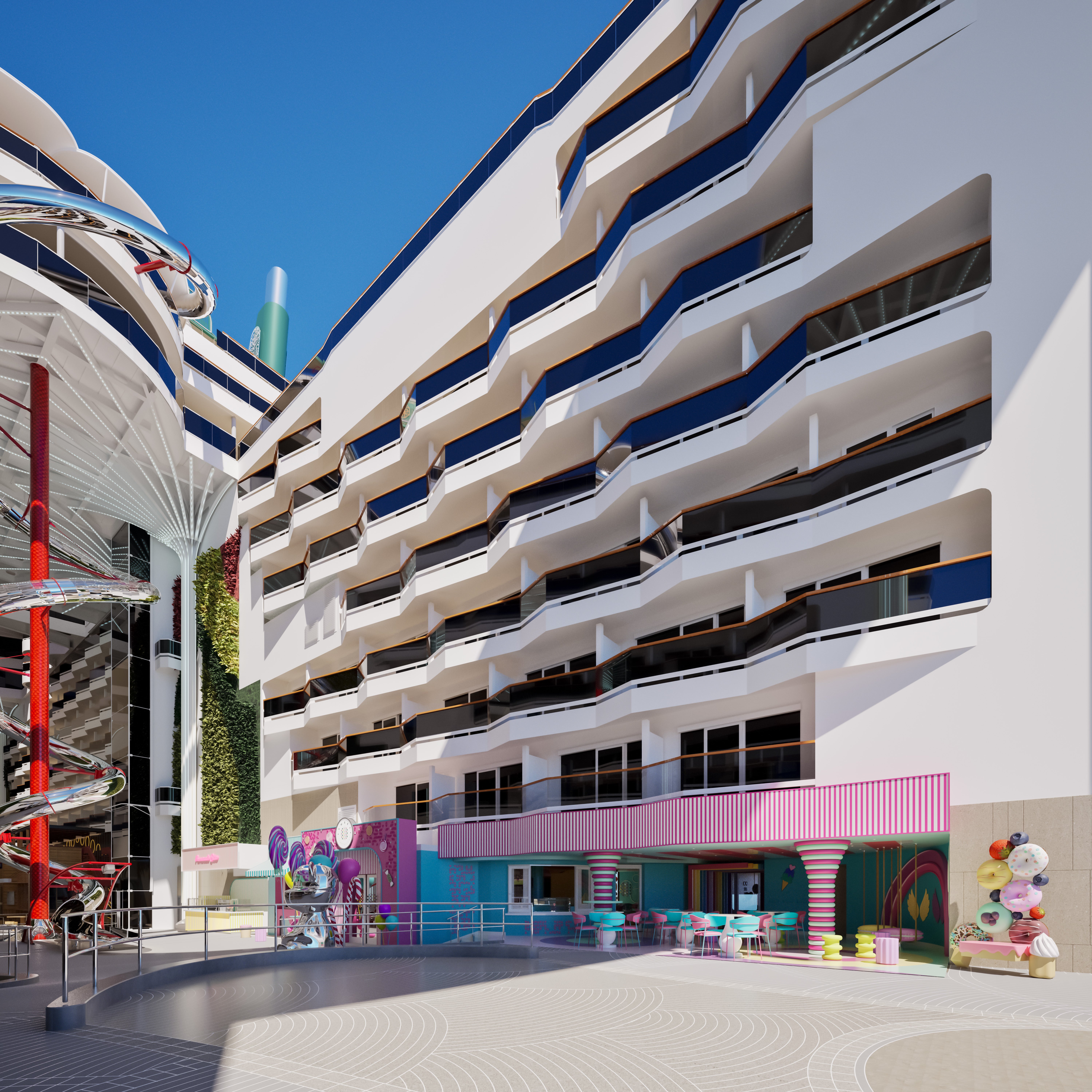 The popular Sweet Temptations ice cream parlour is returning to MSC's newest ship