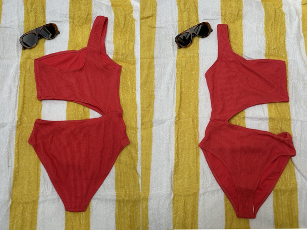 Best swimsuit IndyBest review Hush Clare cut-out crinkle swimsuit