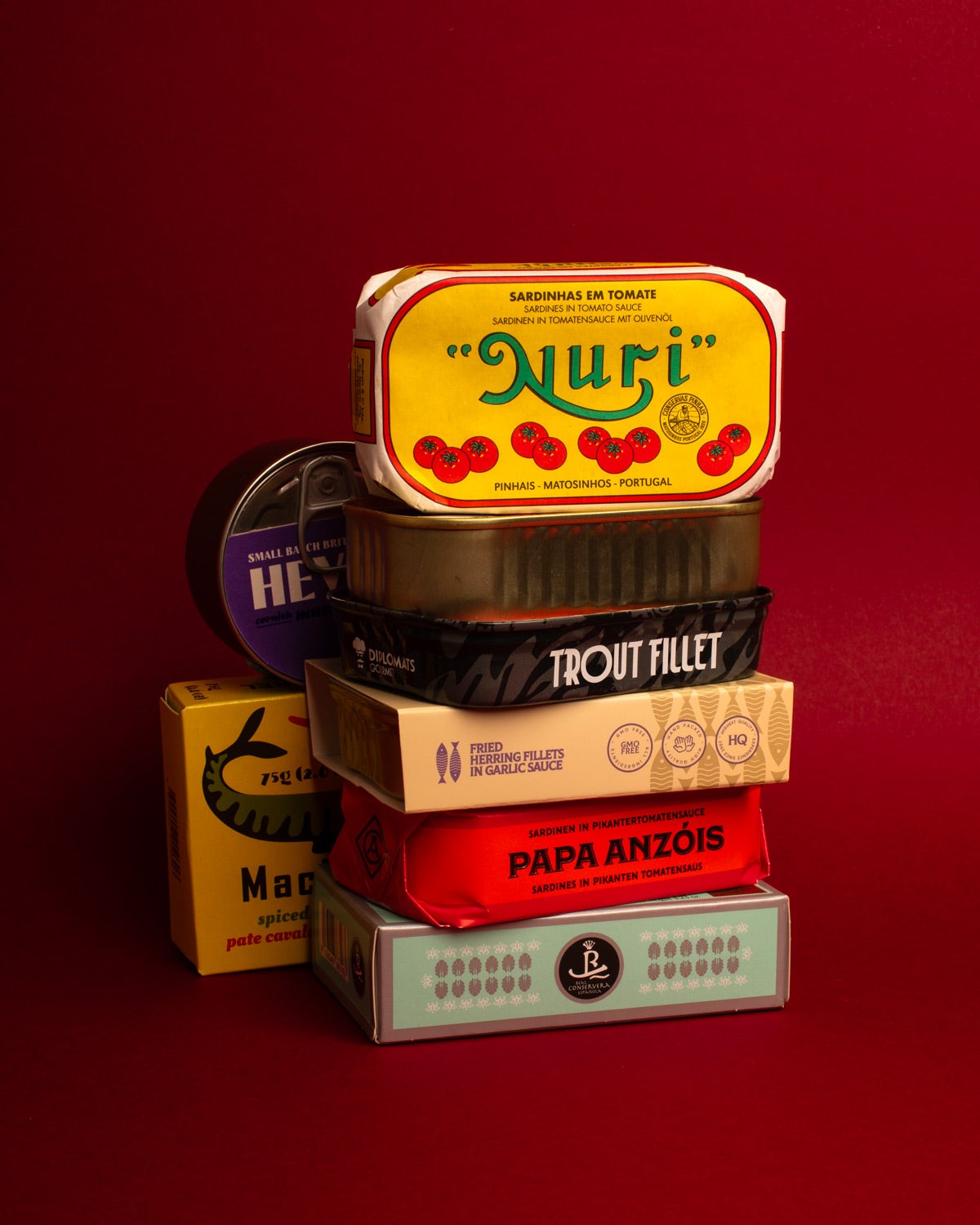 Not your average pantry stash: small-batch tins from Portugal and Spain, each one a tiny work of art