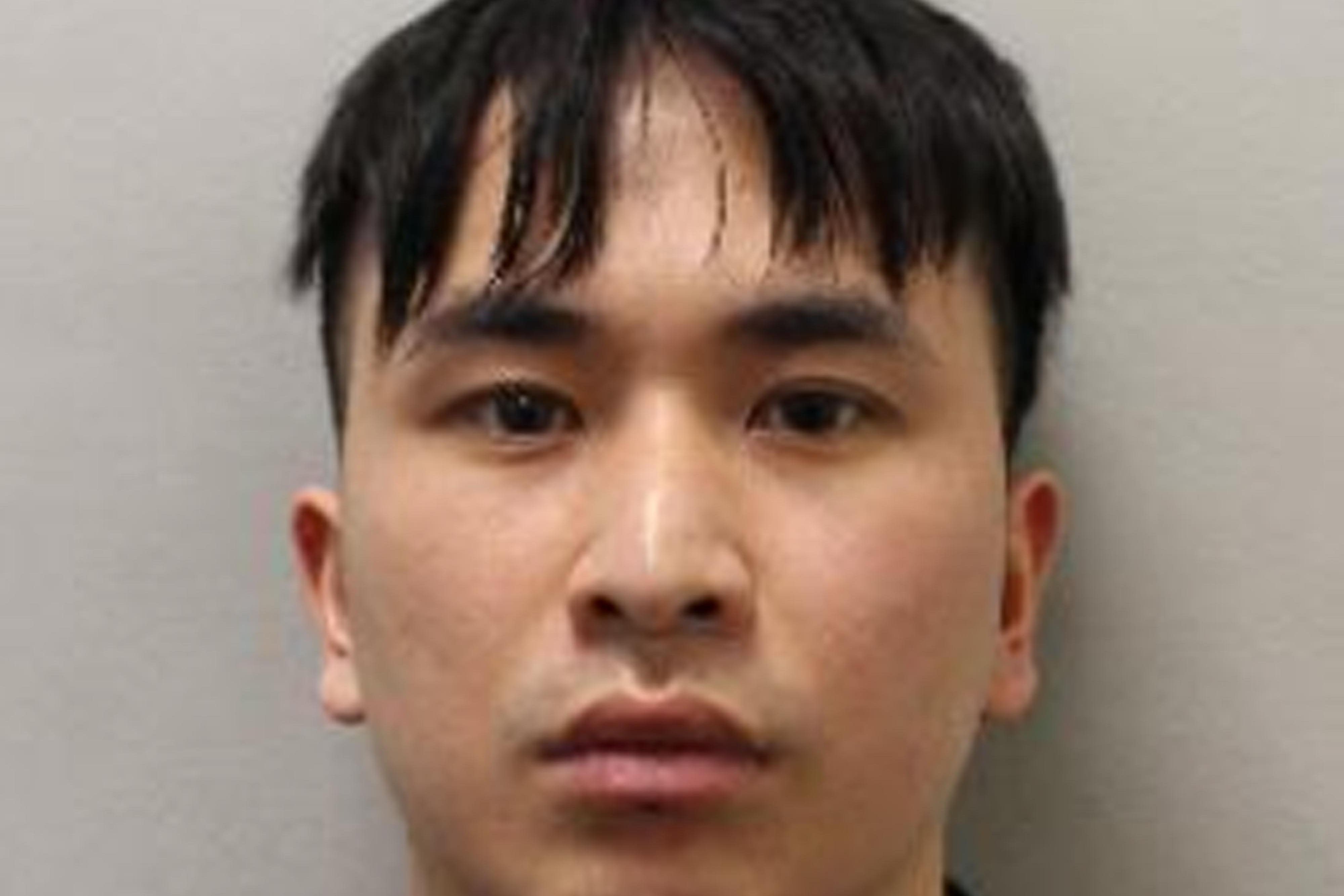 Zhenhao Zou is being sentenced at Inner London Crown Court (Metropolitan Police/PA)