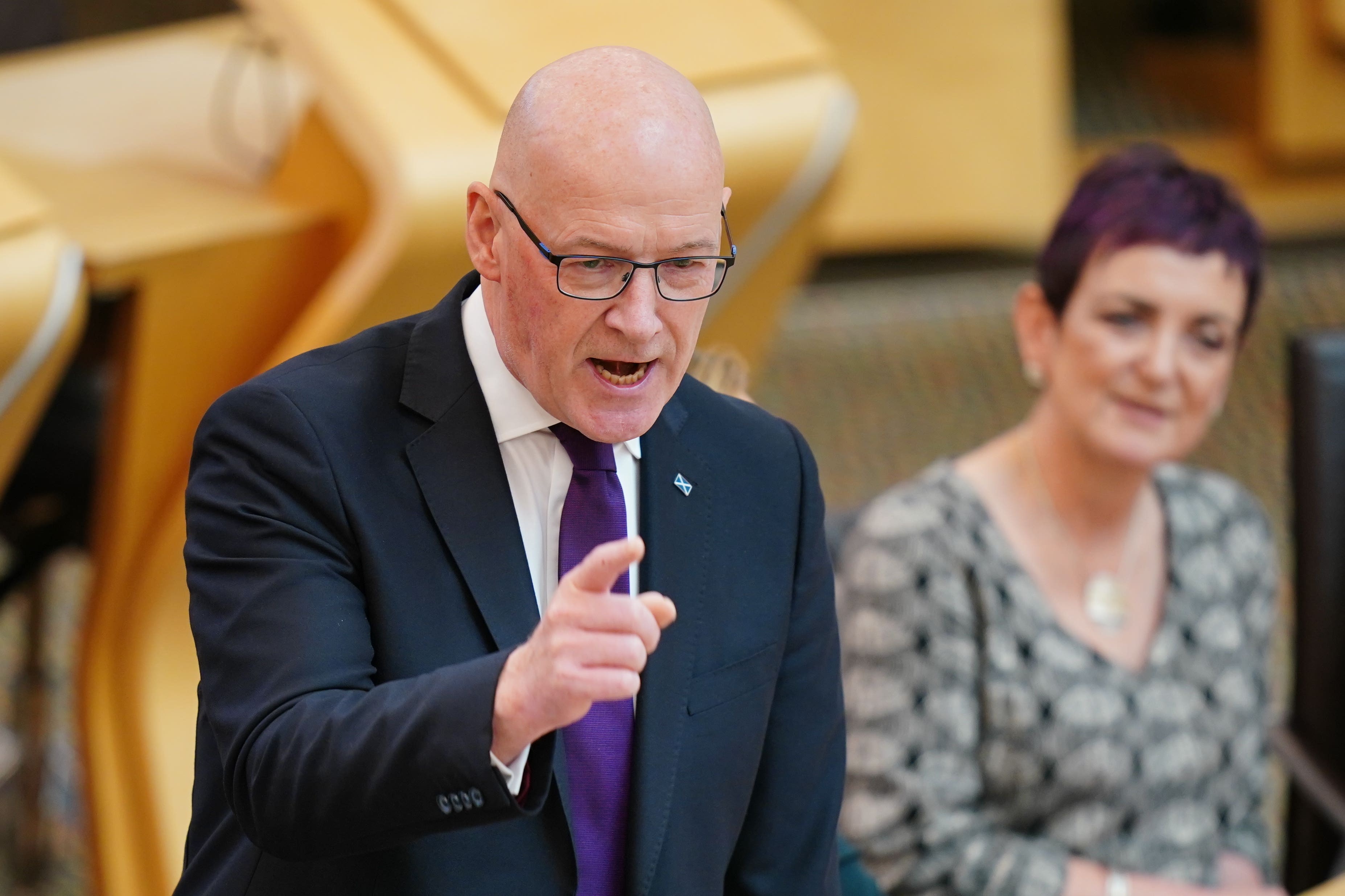 The First Minister criticised the Scottish Tory leader’s comments (Jane Barlow/PA)