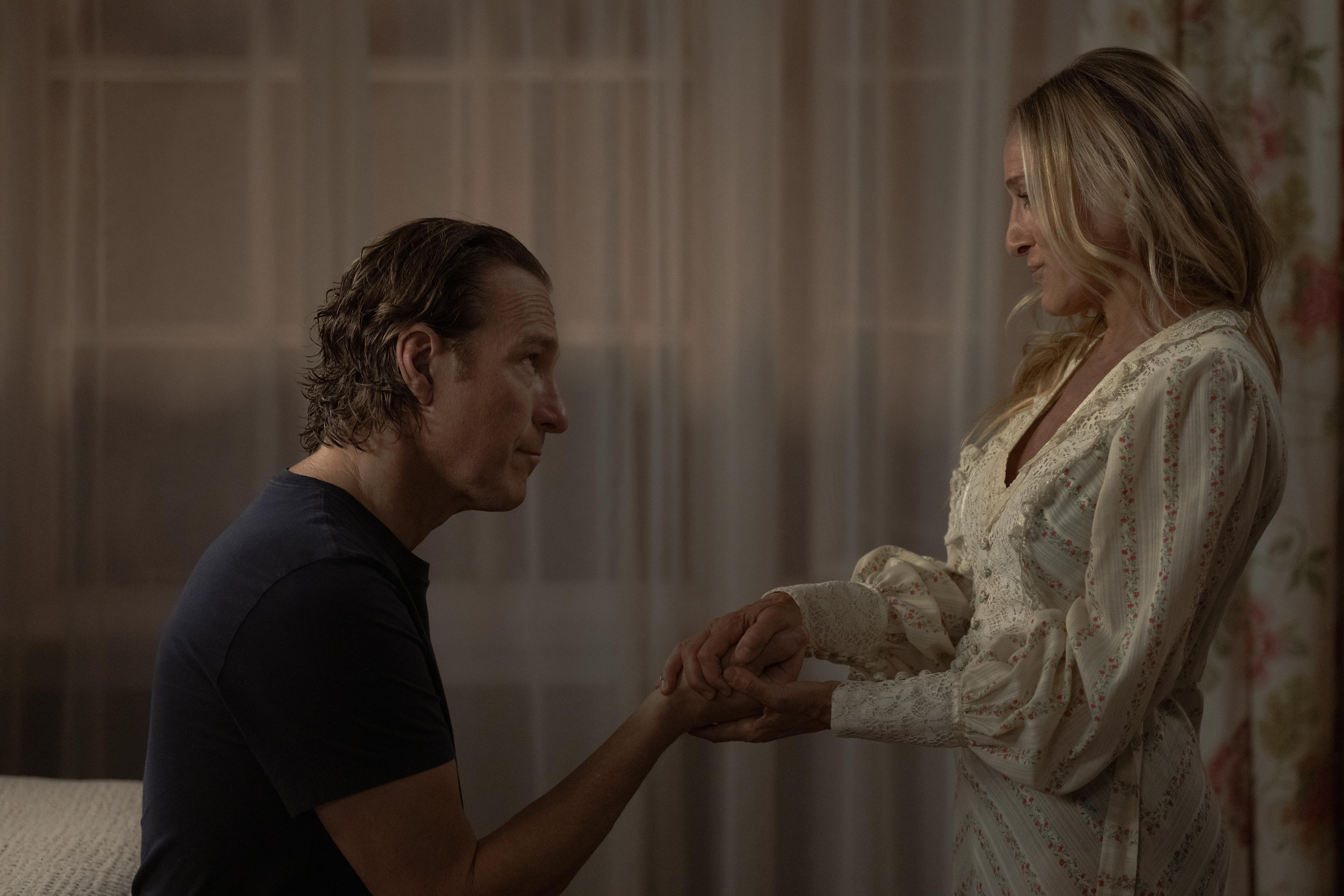 John Corbett’s Aidan and Sarah Jessica Parker’s Carrie in ‘And Just Like That’
