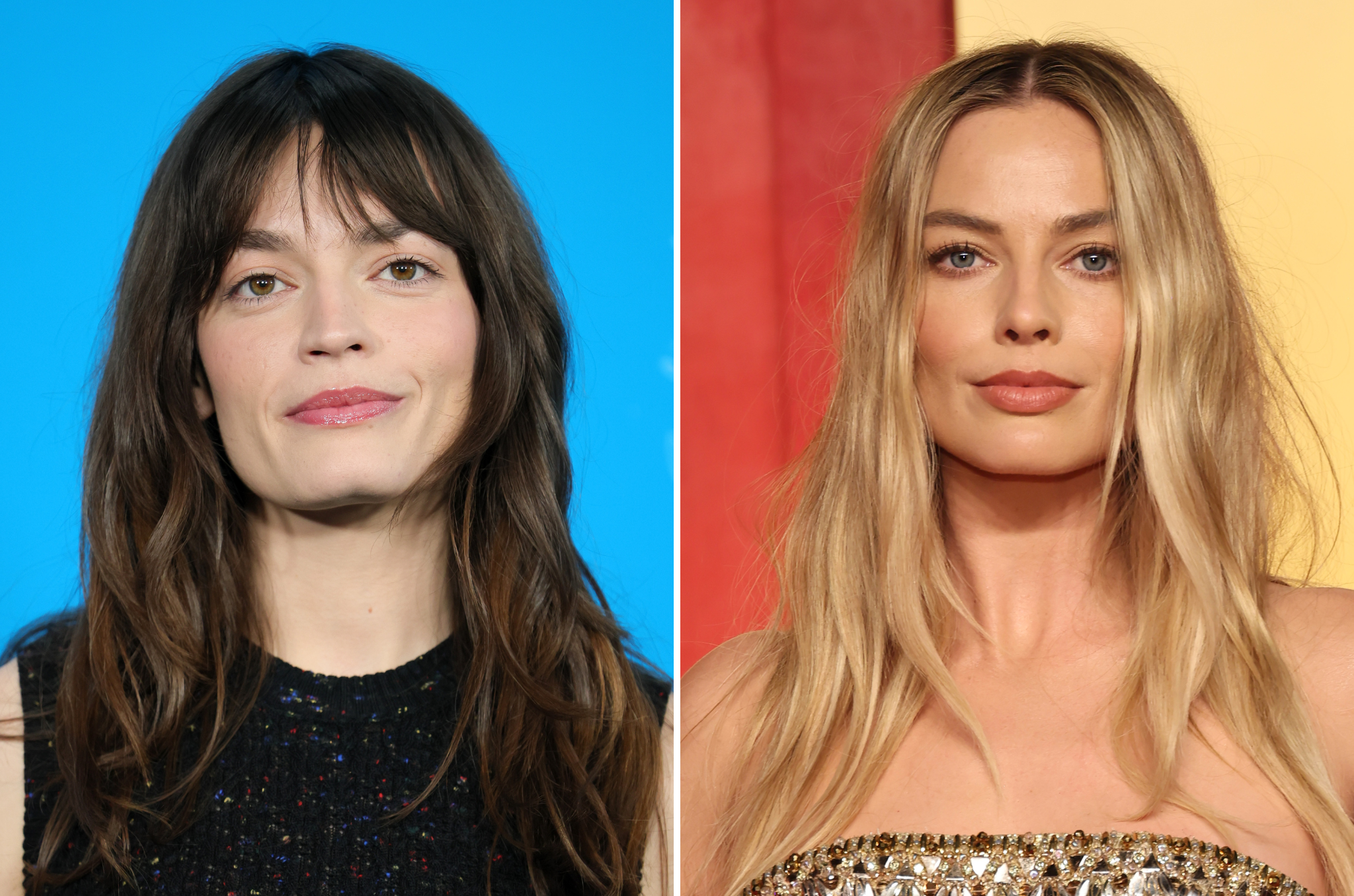 ‘Sex Education’s’ Emma Mackey (left) and Australian 'Barbie' star Margot Robbie