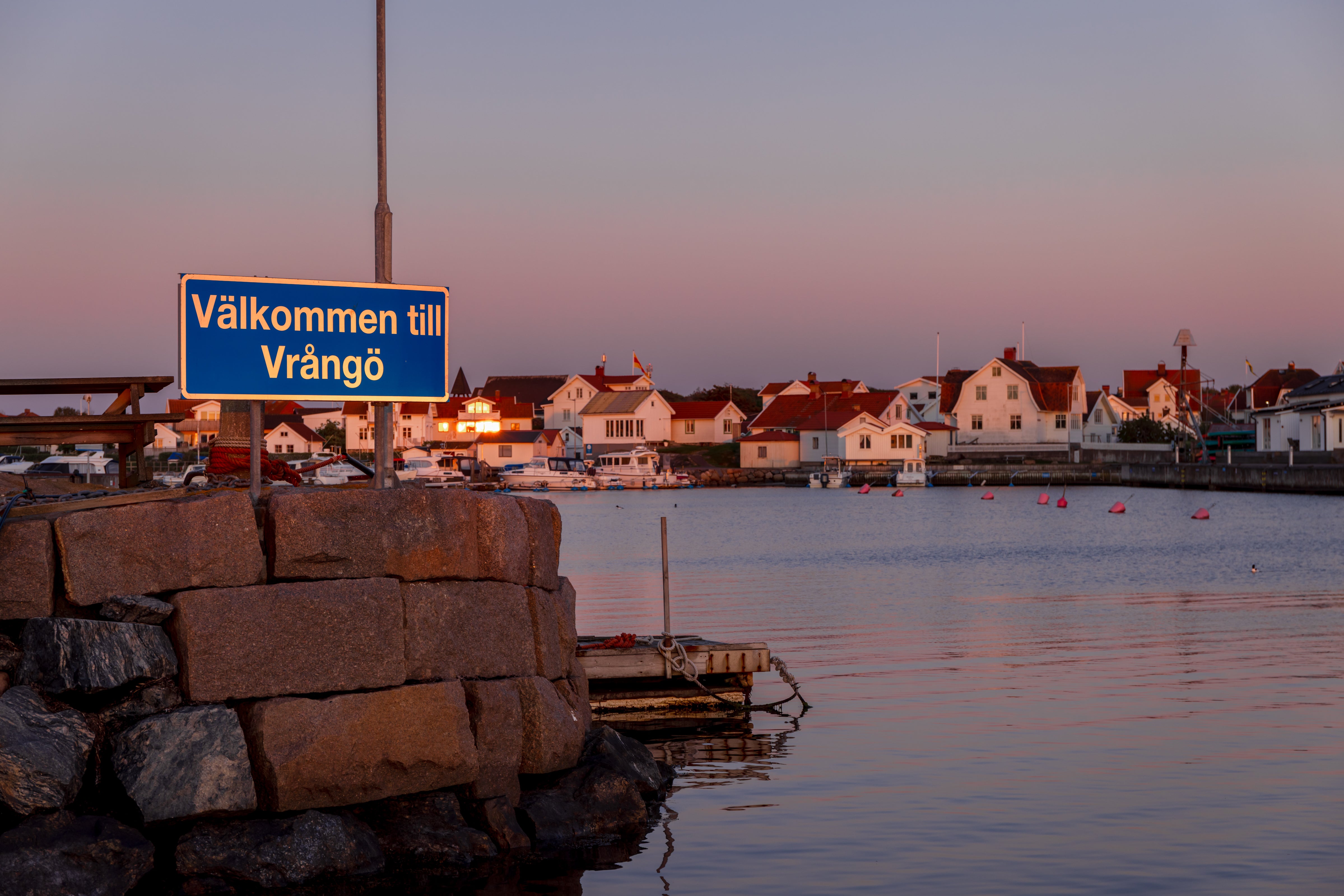 Vrångö island has a population of almost 400