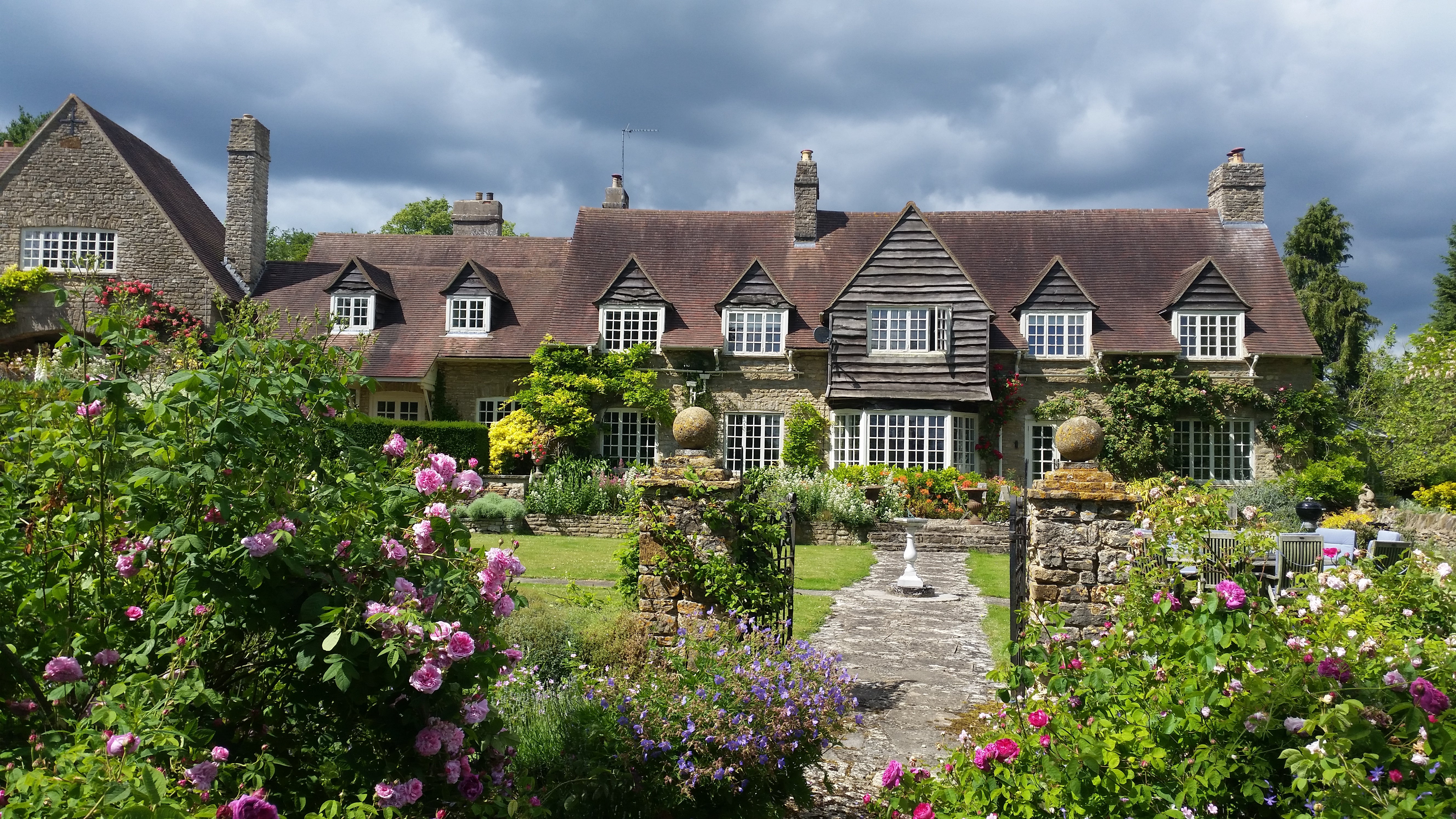 The converted barn once owned by Rachel Halvorsen near Brackley in Northamptonshire, which she says has been empty since it was bought by the government in a £4m deal