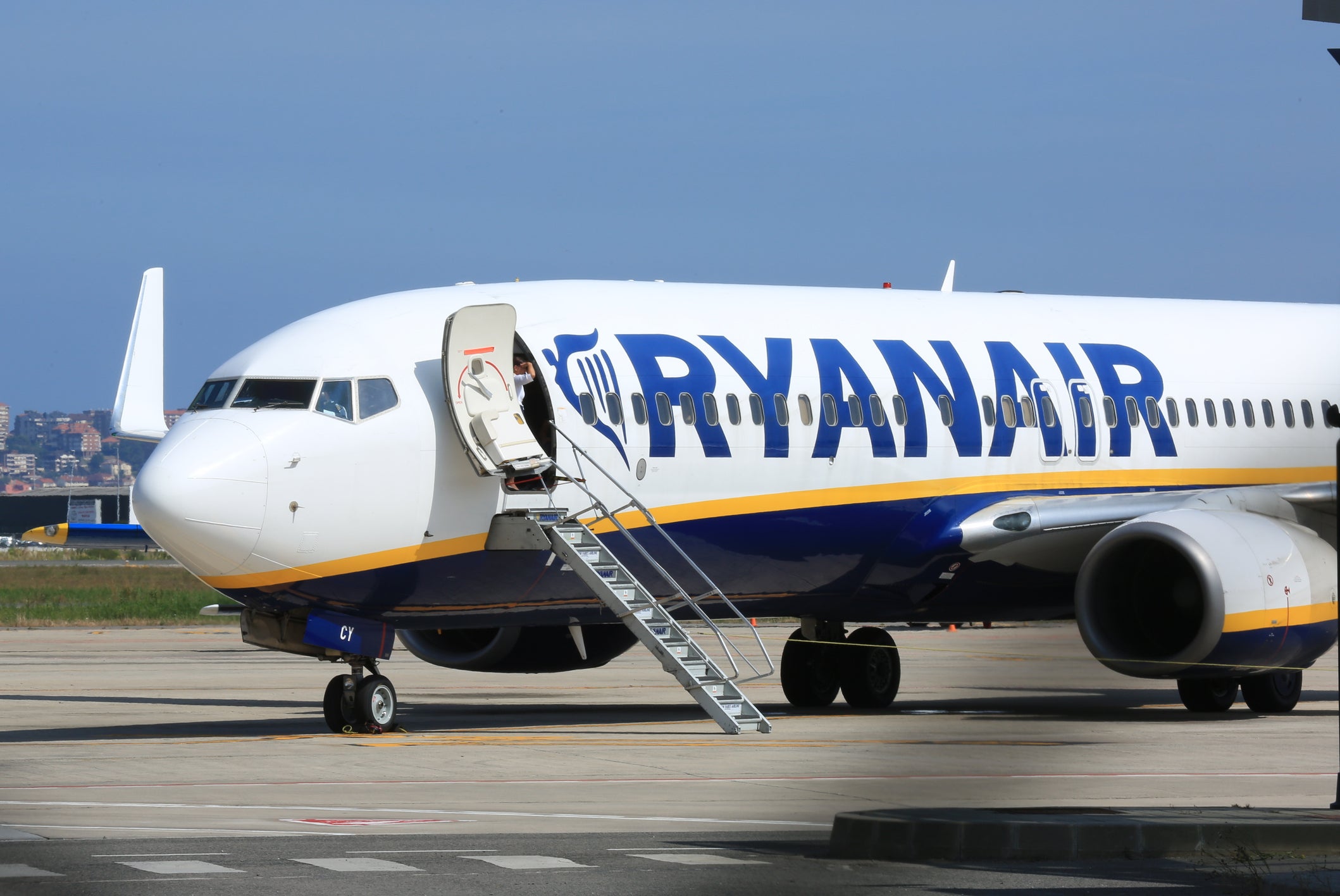 Ryanair London to Greece flight crashes into fence after landing