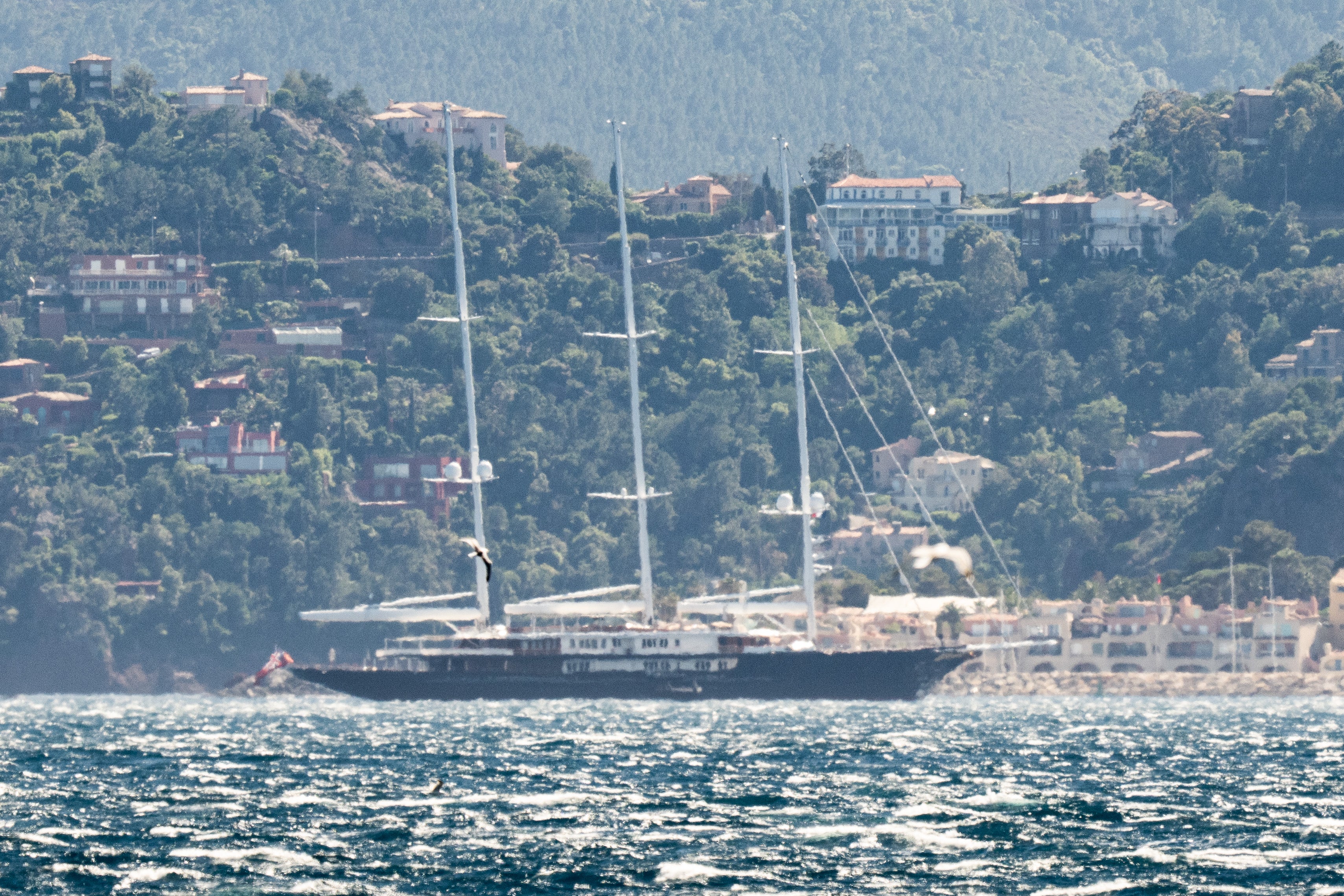 The wedding ceremony itself allegedly takes place on the insane 500 million dollars Superyacht, Corrain
