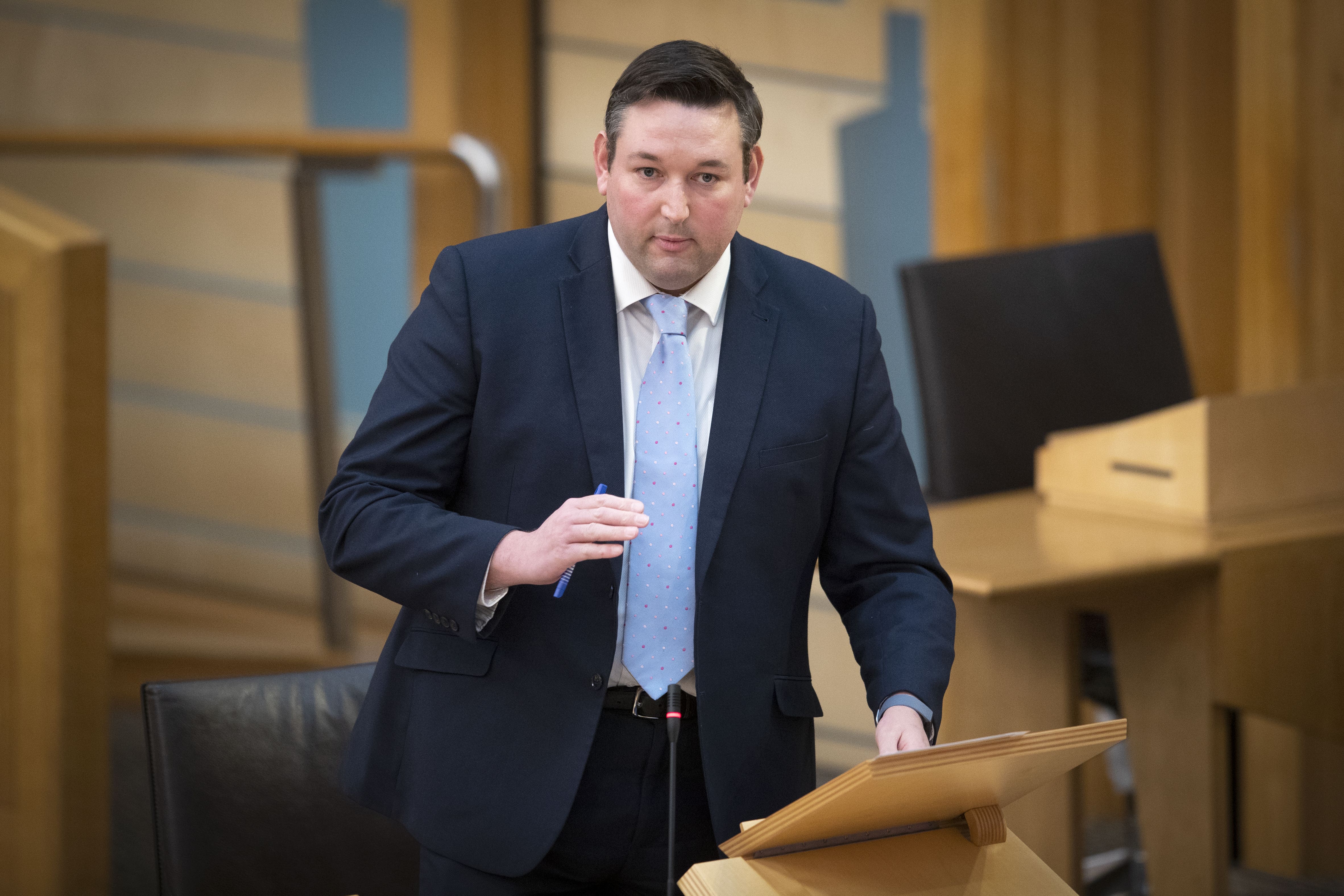 Scottish Tory education spokesman Miles Briggs was responding to the release of the report (Jane Barlow/PA)