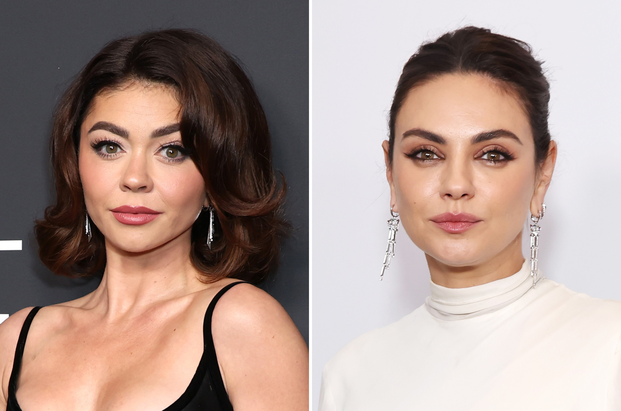 ‘Modern Family’s’ Sarah Hyland (left) and ‘That ‘70s Show’ star Mila Kunis (right)