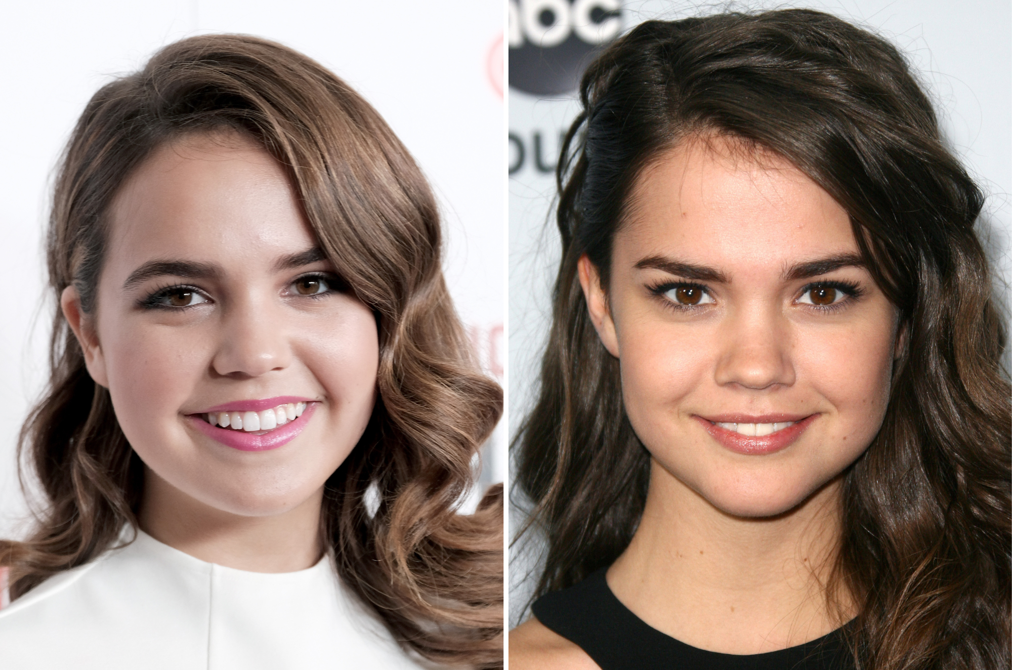 Former child actor Bailee Madison (left) and 'The Fosters' alum Maia Mitchell (right)