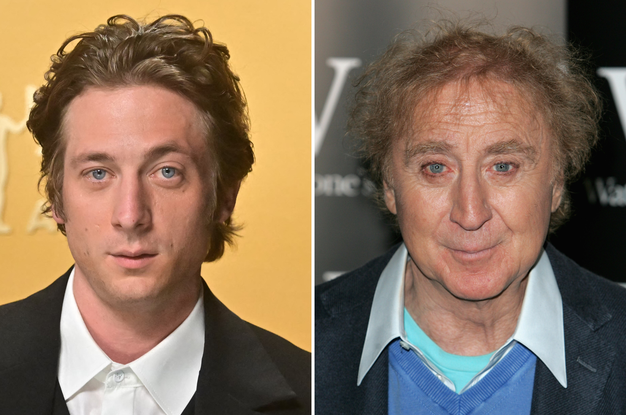 Emmy-winning ‘The Bear’ star Jeremy Allen White (left) and beloved Willy Wonka actor Gene Wilder (right)