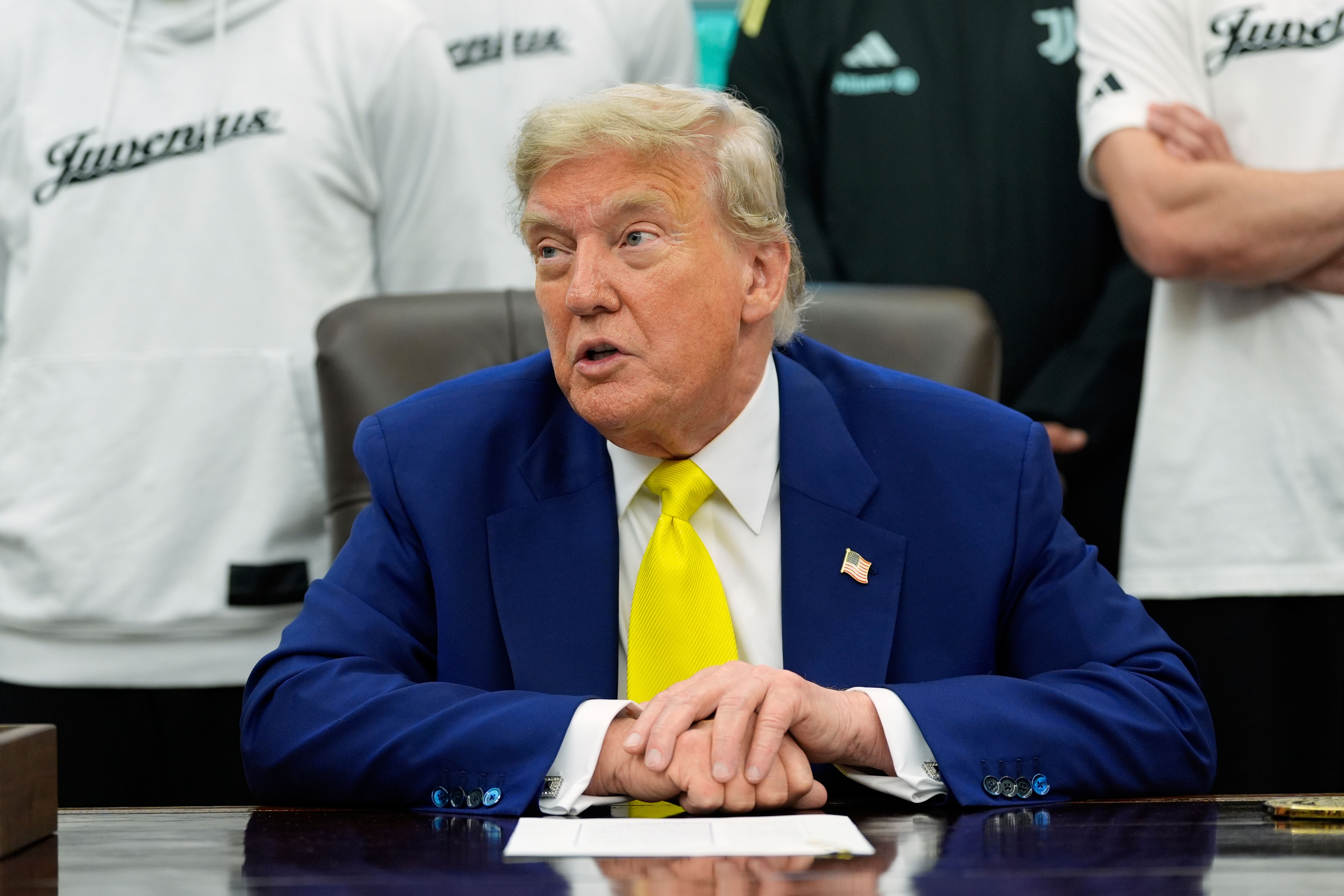 Donald Trump has put off making a decision about whether to join Israeli military action against Iran (Alex Brandon/AP)