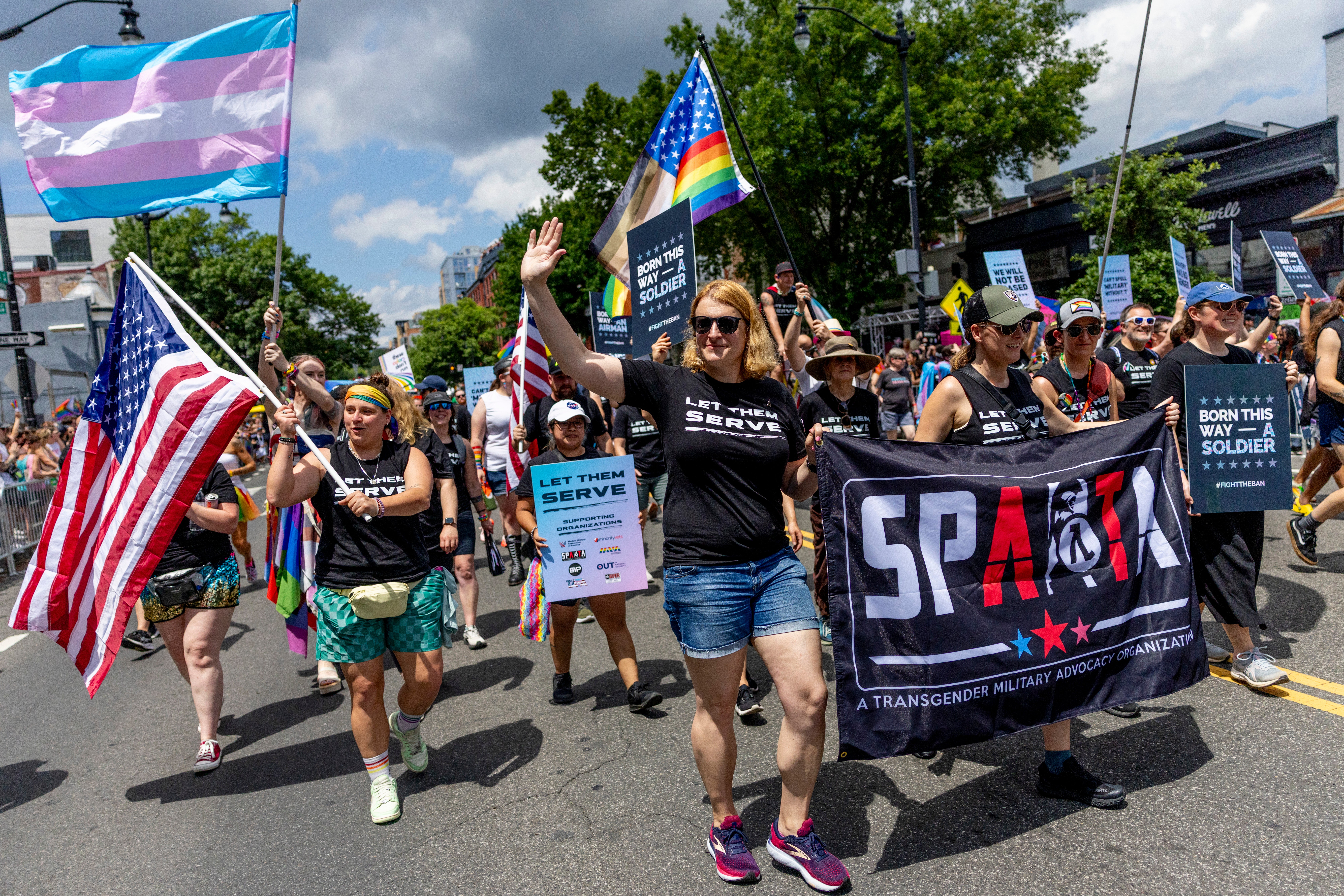 Roughly 4,000 trans troops are serving across all branches of the nation’s military, according to the Pentagon. Trans advocacy group SPARTA has estimated that number is likely much higher