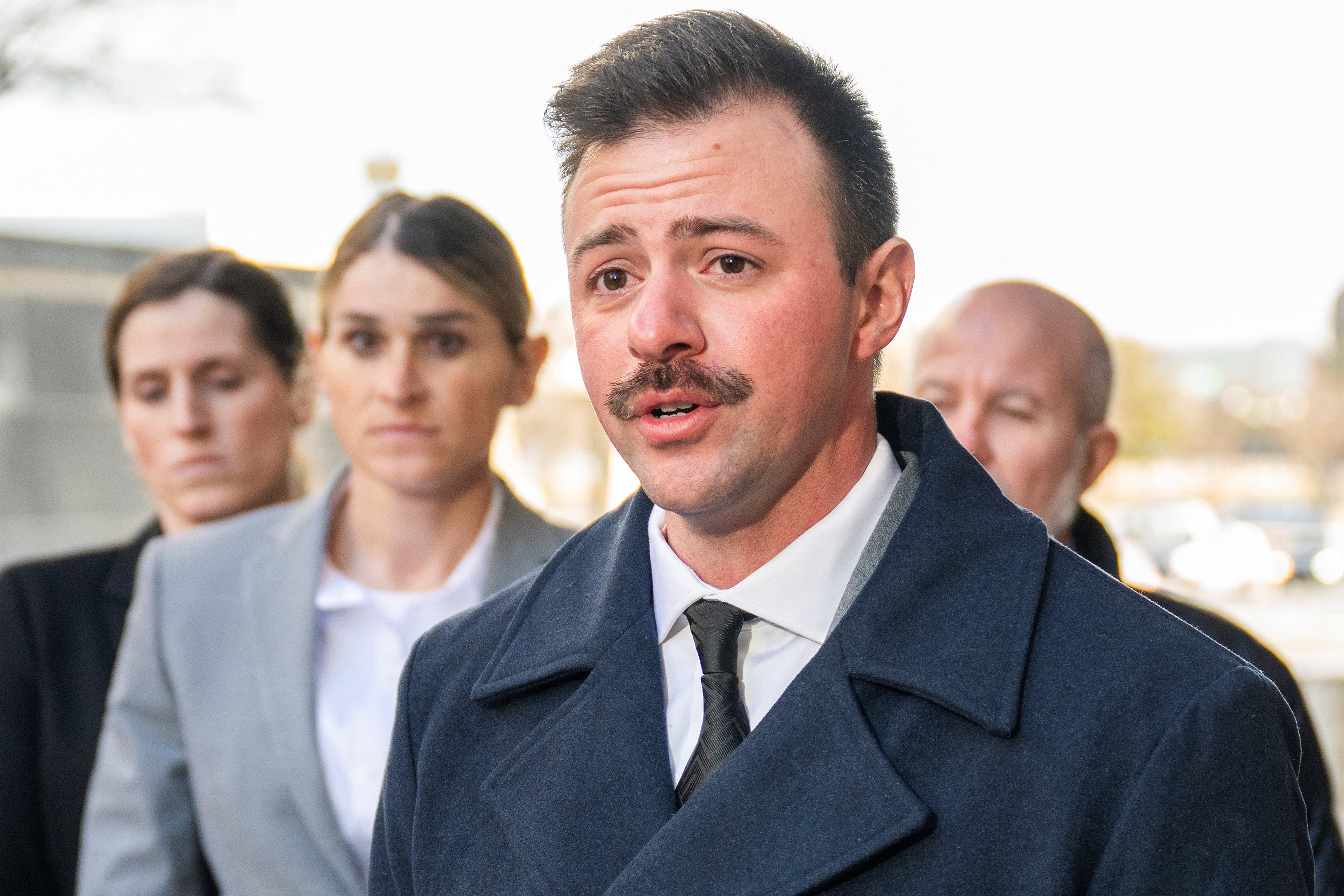 Army Reserve Second Lt. Nicholas Talbott joined the 2017 lawsuit against Trump’s first-term ban on trans service members and is now the lead plaintiff in a case challenging the president’s second-term ban