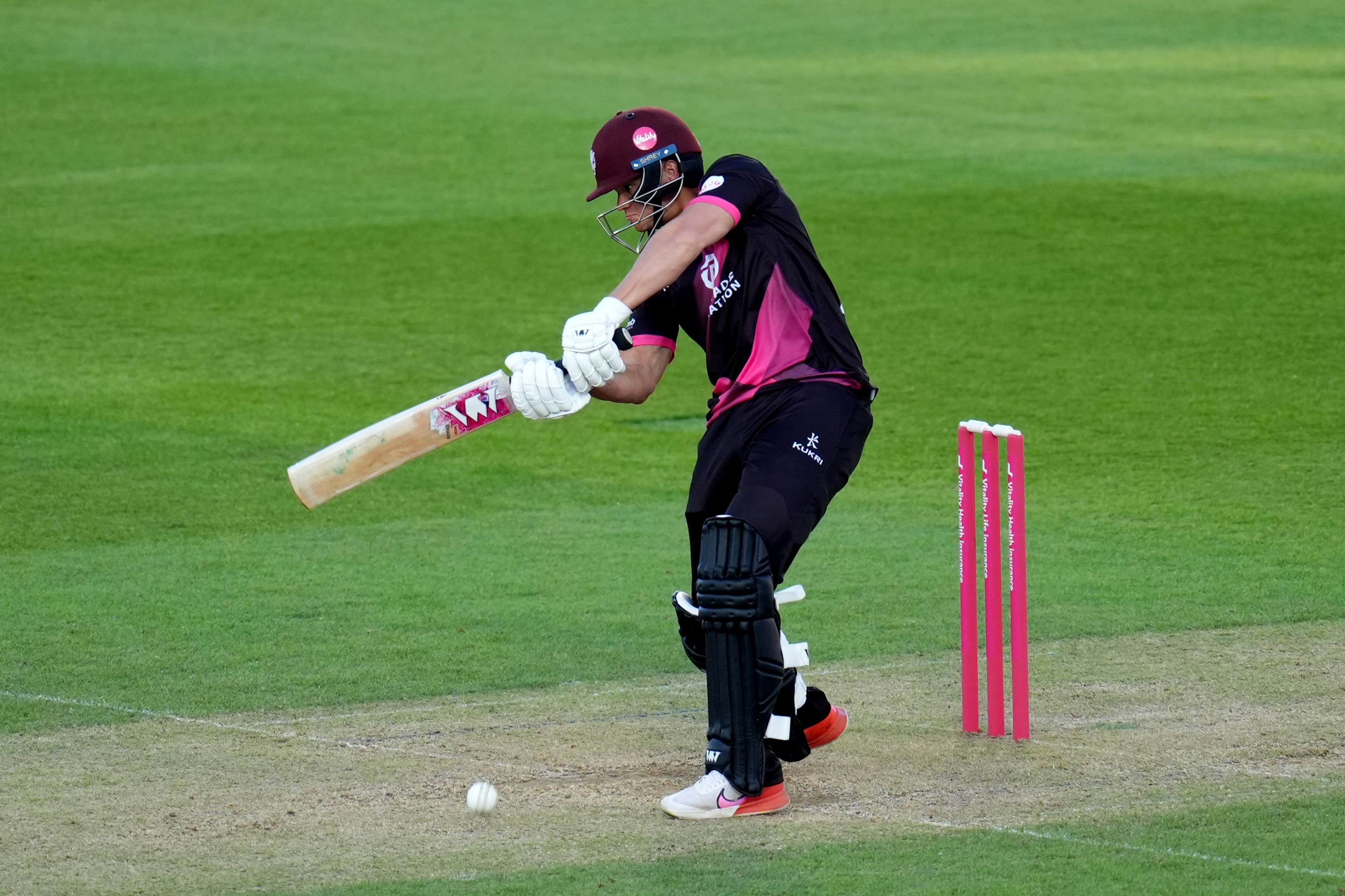 Somerset’s Will Smeed impressed with the bat (John Walton/PA)