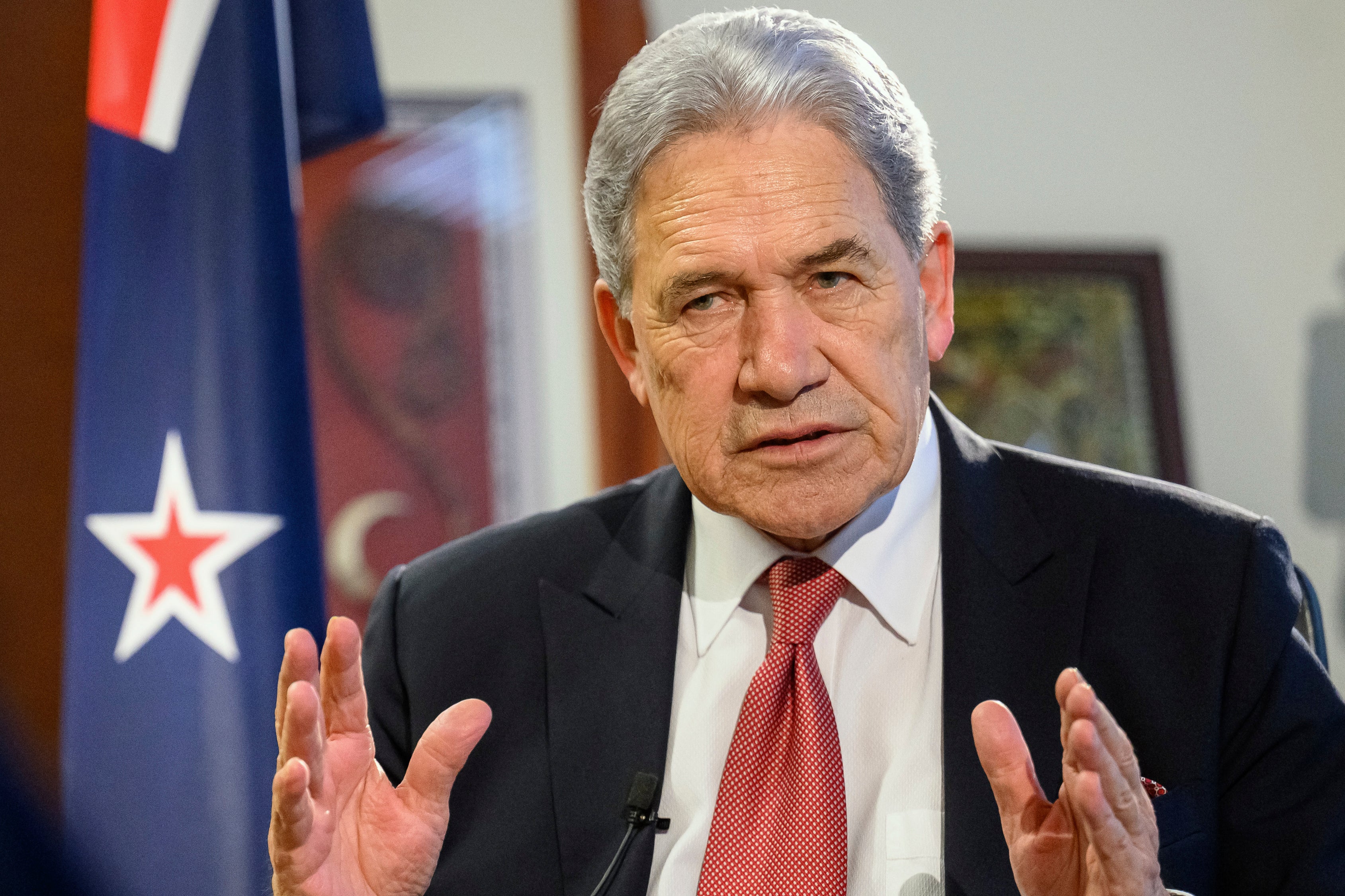 New Zealand foreign minister Winston Peters