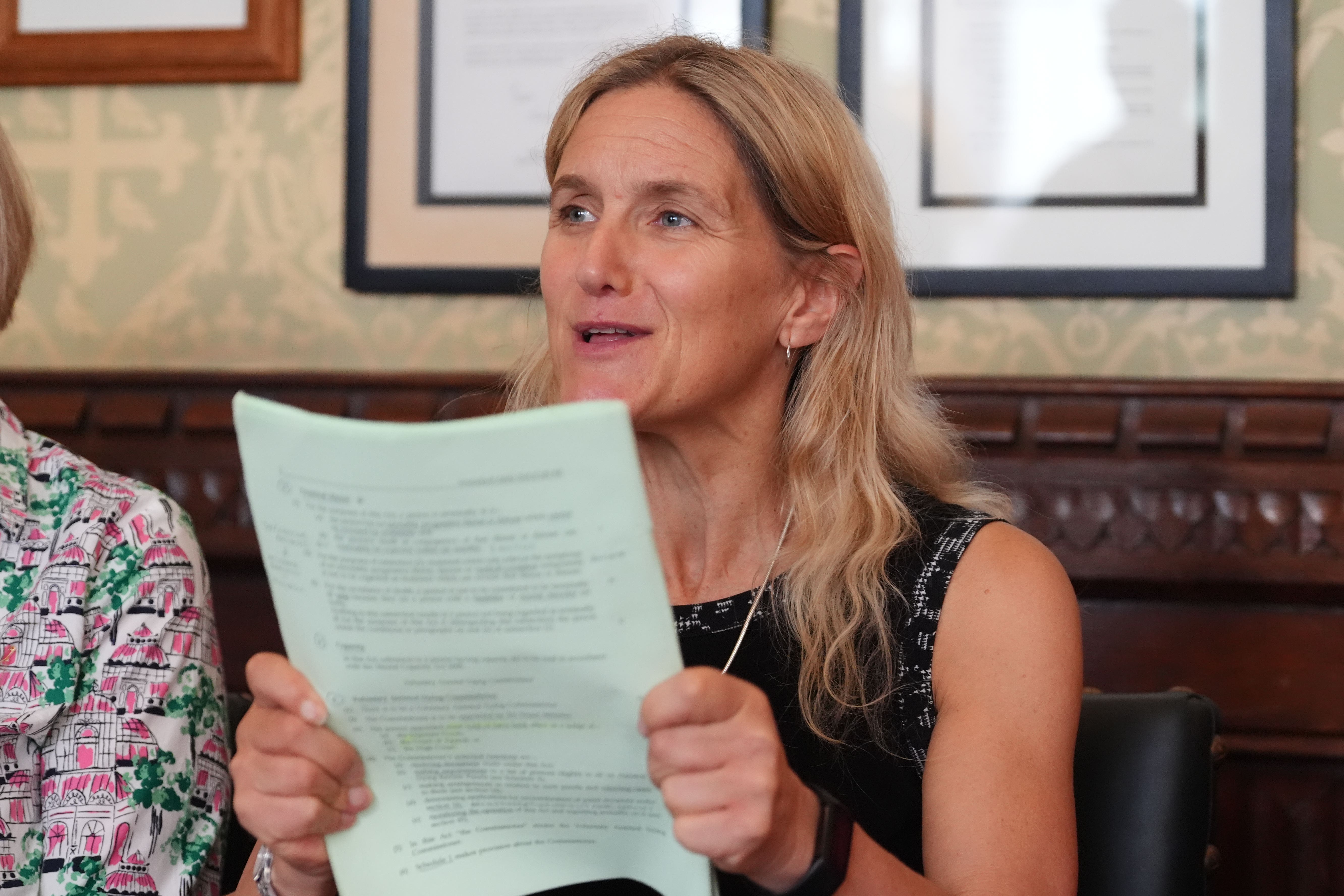 Kim Leadbeater’s assisted dying legislation will be debated in the Commons on Friday (Jonathan Brady/PA)