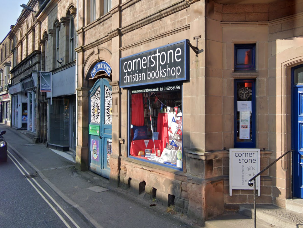 The Pride flag was taken down from outside the Cornerstone Bookshop on Dale Road