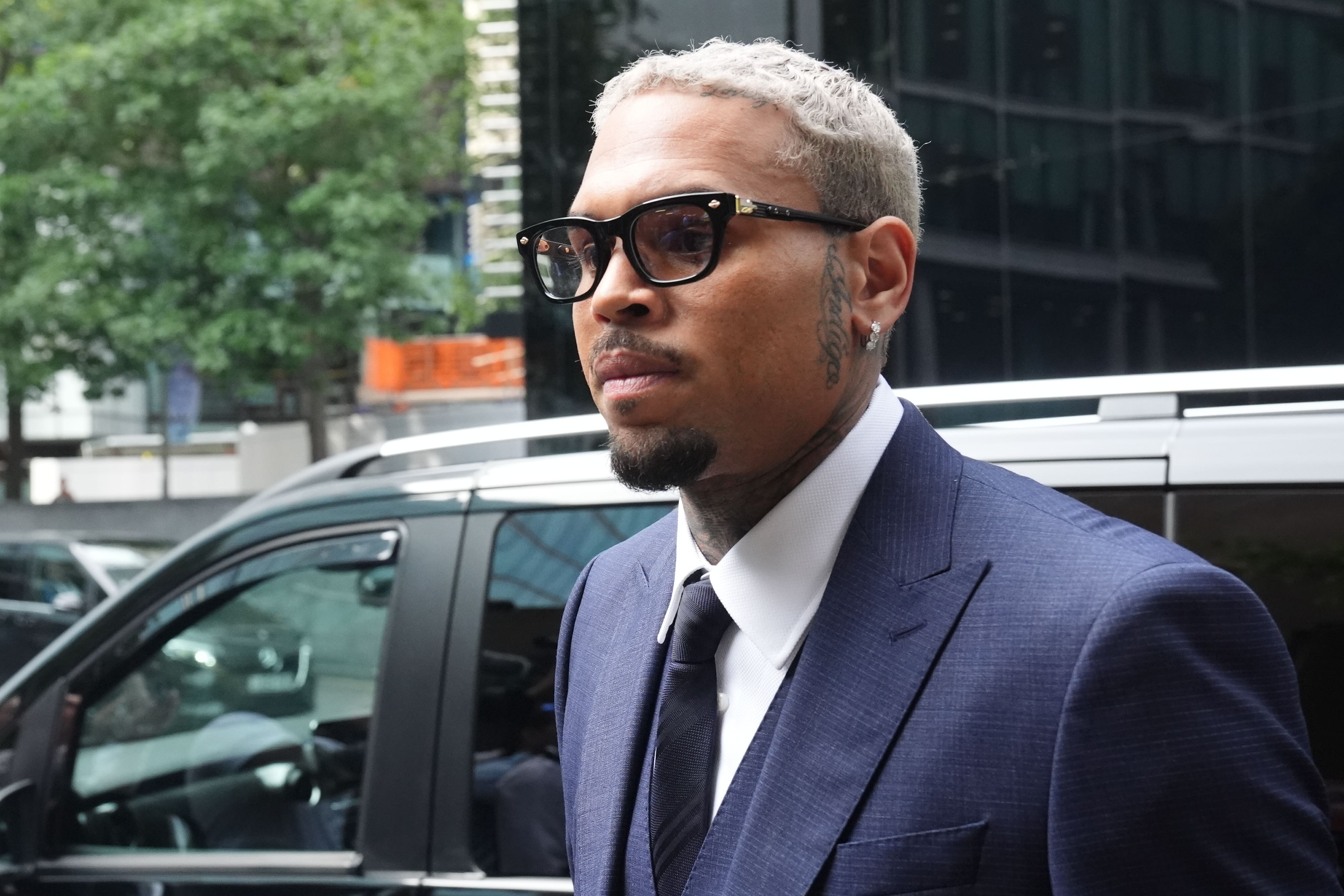 Chris Brown appeared at Southwark Crown Court on Friday (Jonathan Brady/PA)