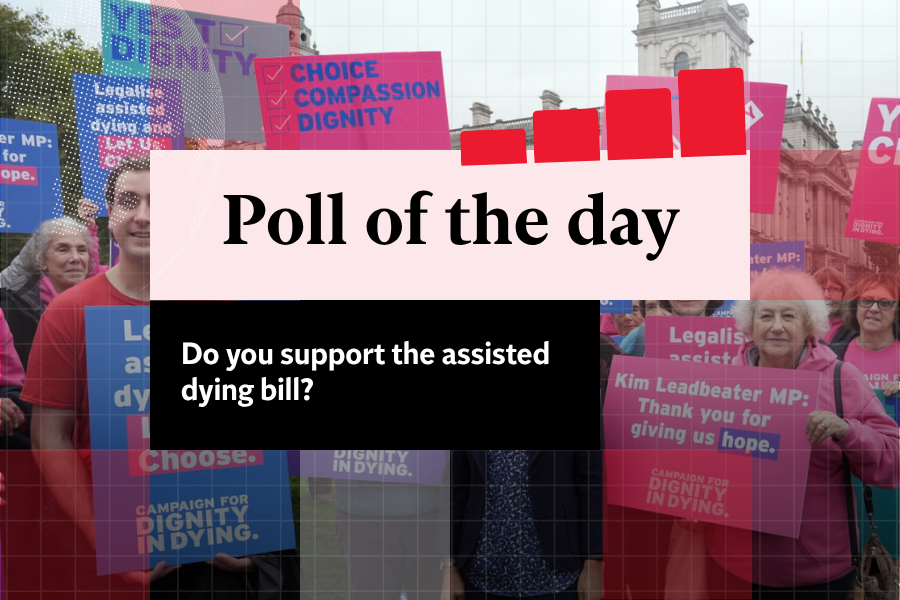 Poll of the day: Do you support the assisted dying bill?