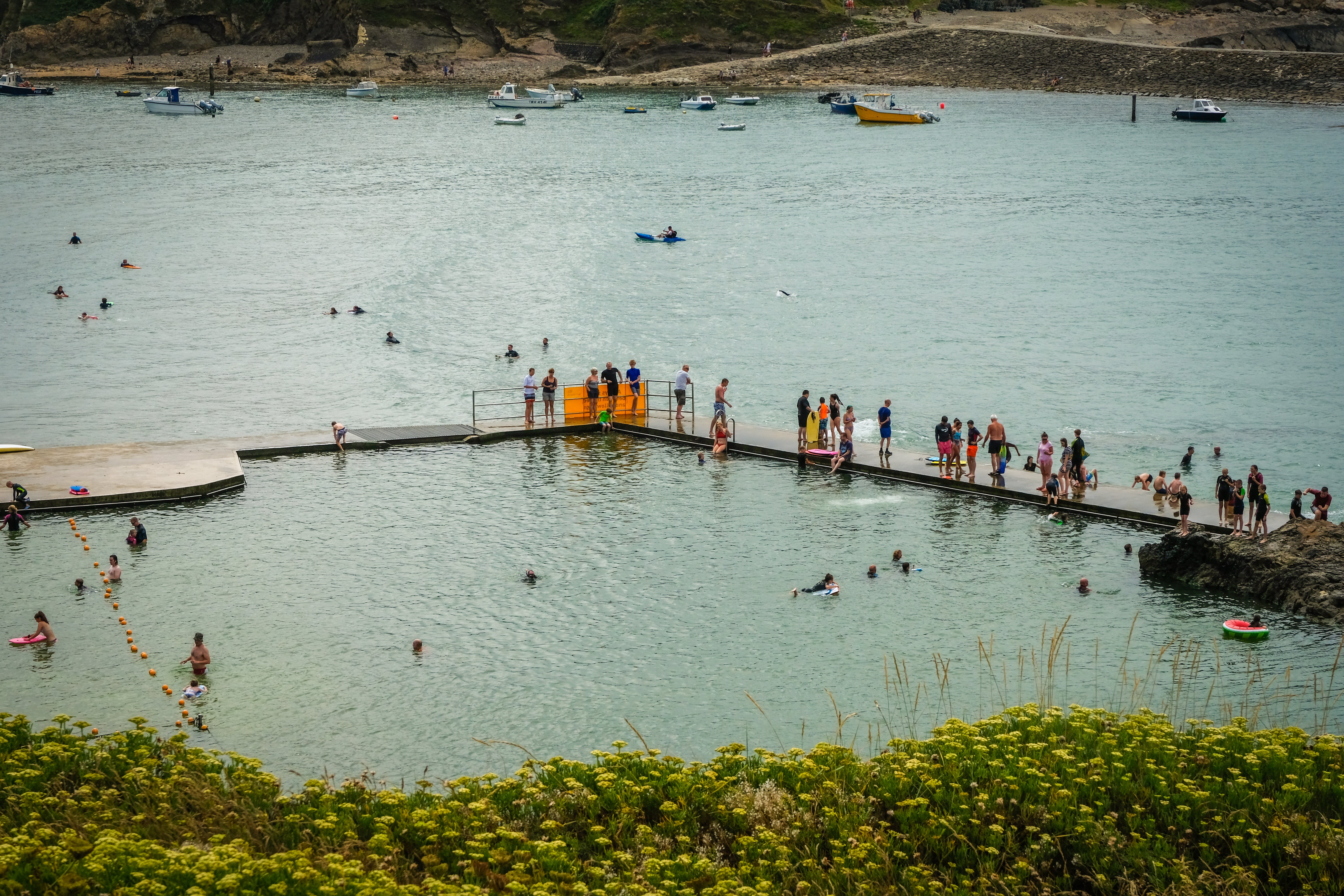 Wild swimming is done best at Bude Sea Pool