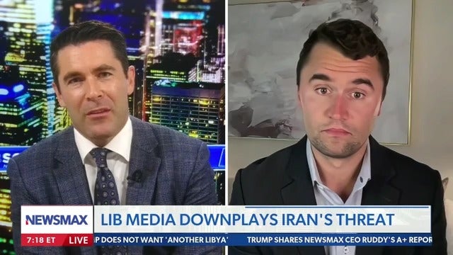 Charlie Kirk says that "not even the Romans could defeat Persia" during an appearance on Newsmax.