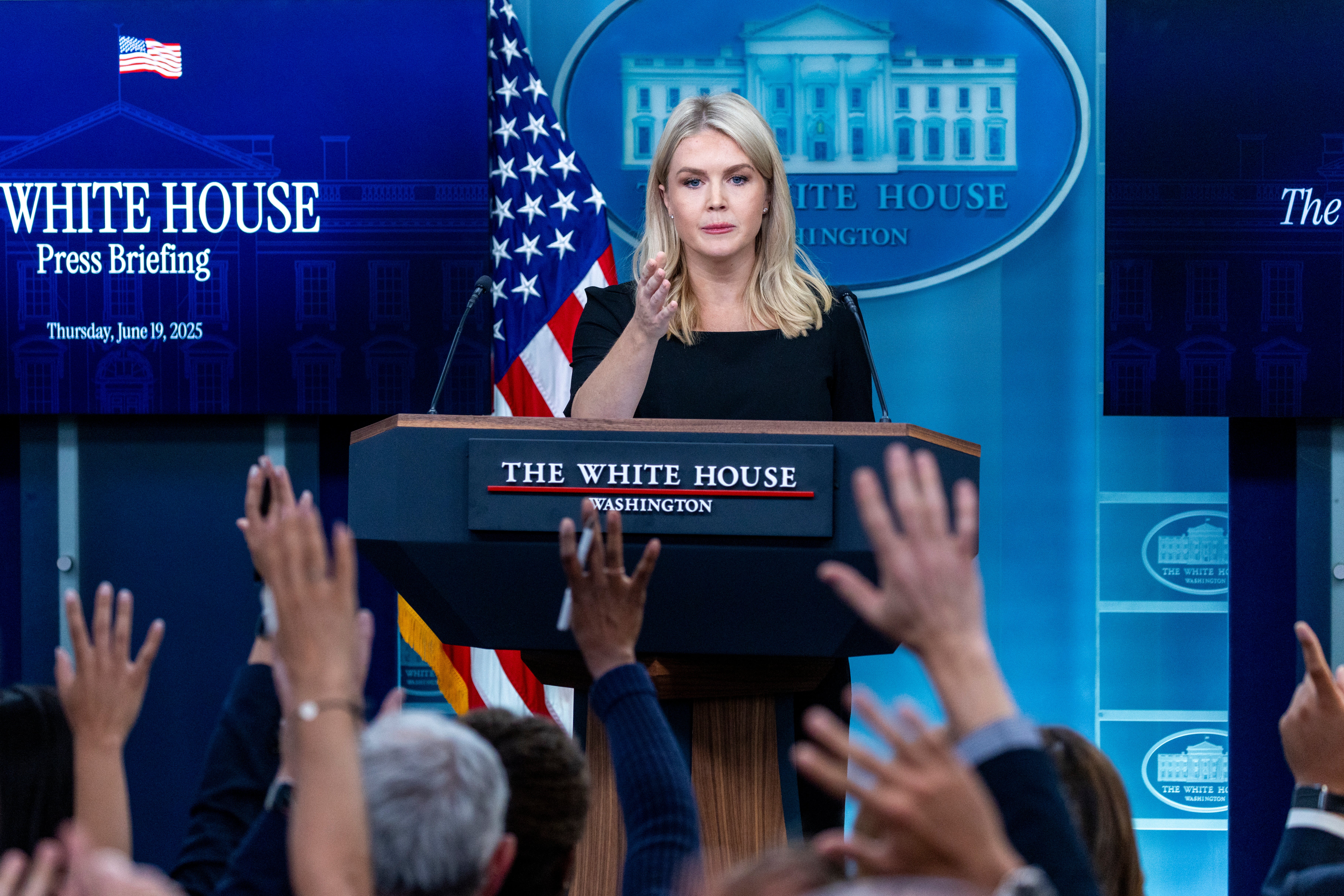 White House press secretary Karoline Leavitt told reporters on June 19 that Trump intends to make a decision on whether to strike Iran within the next two weeks pending negotiations with Tehran