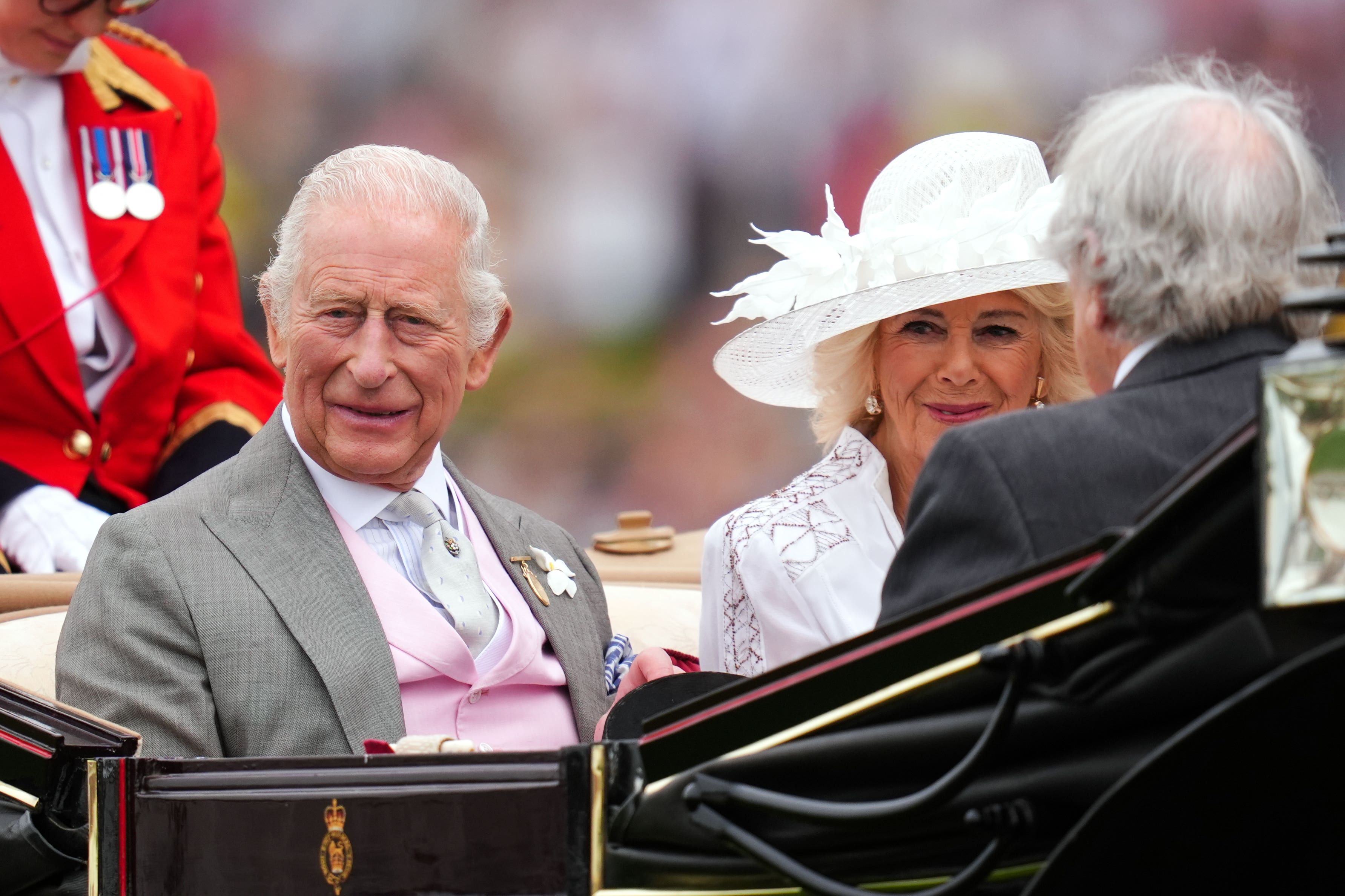 Charles and Camilla were hoping for a winner at Royal Ascot (John Walton/PA)