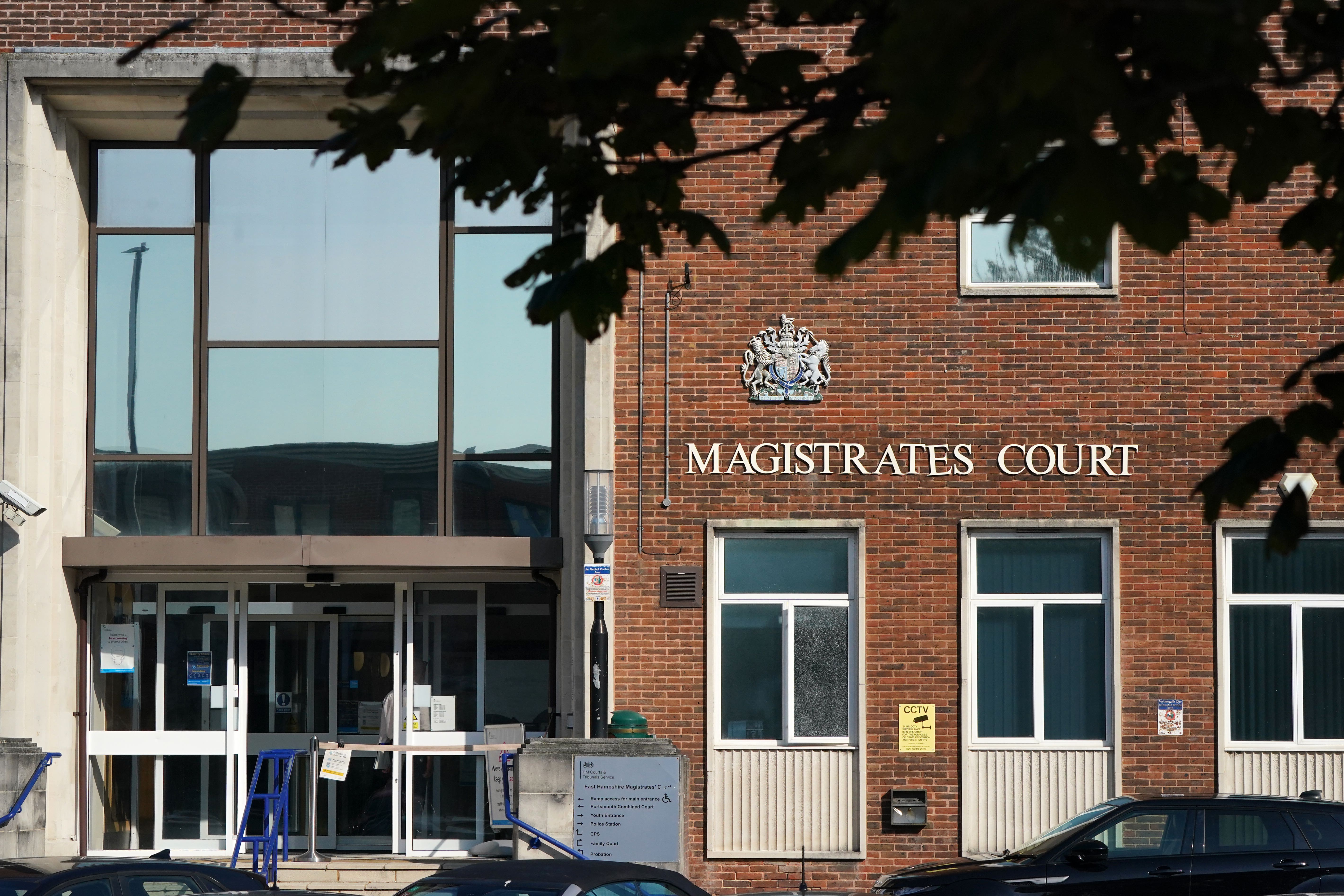 General view of Portsmouth Magistrates Court in Hampshire (Andrew Matthews/PA)