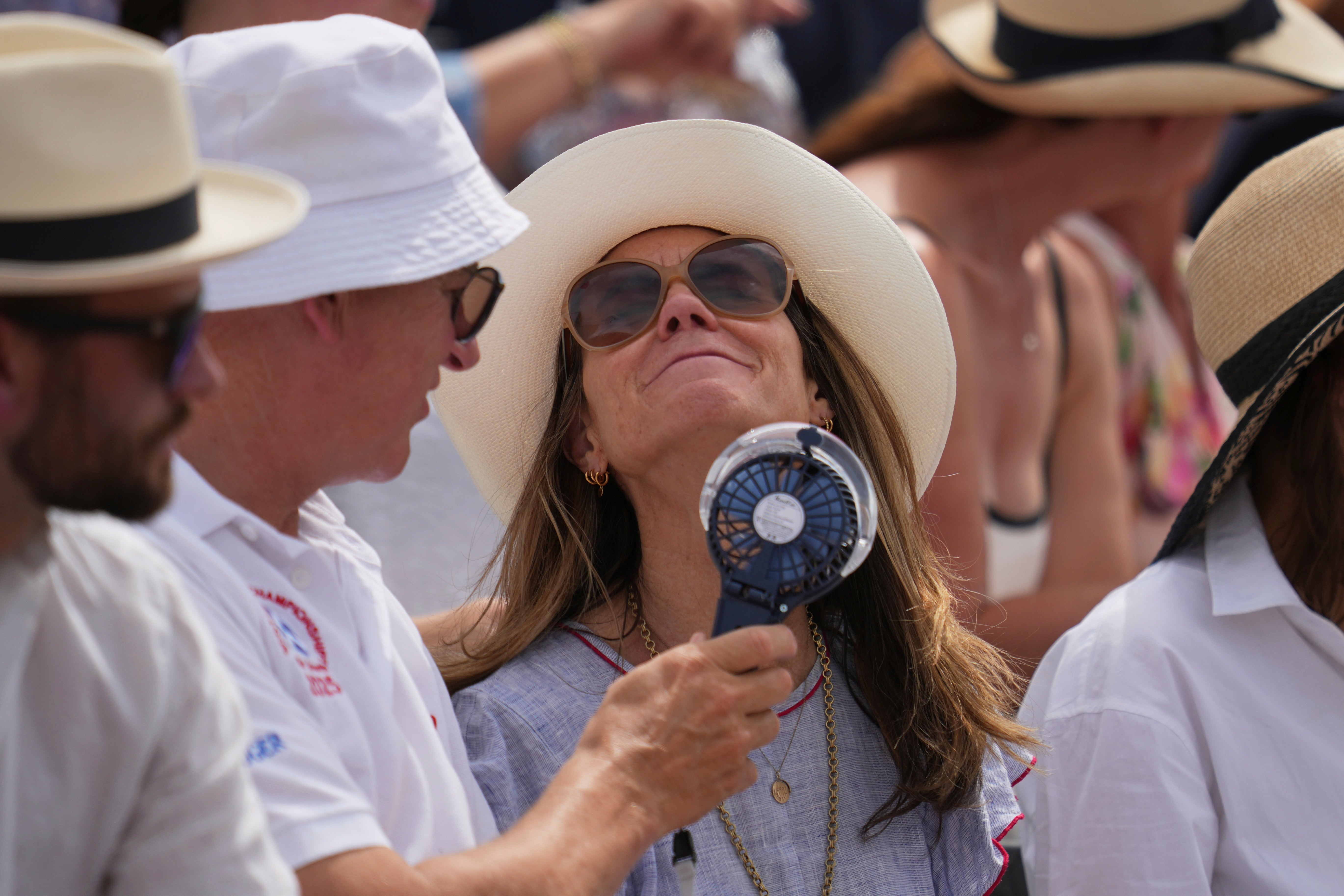 APTOPIX Britain Tennis Queens Club Weather