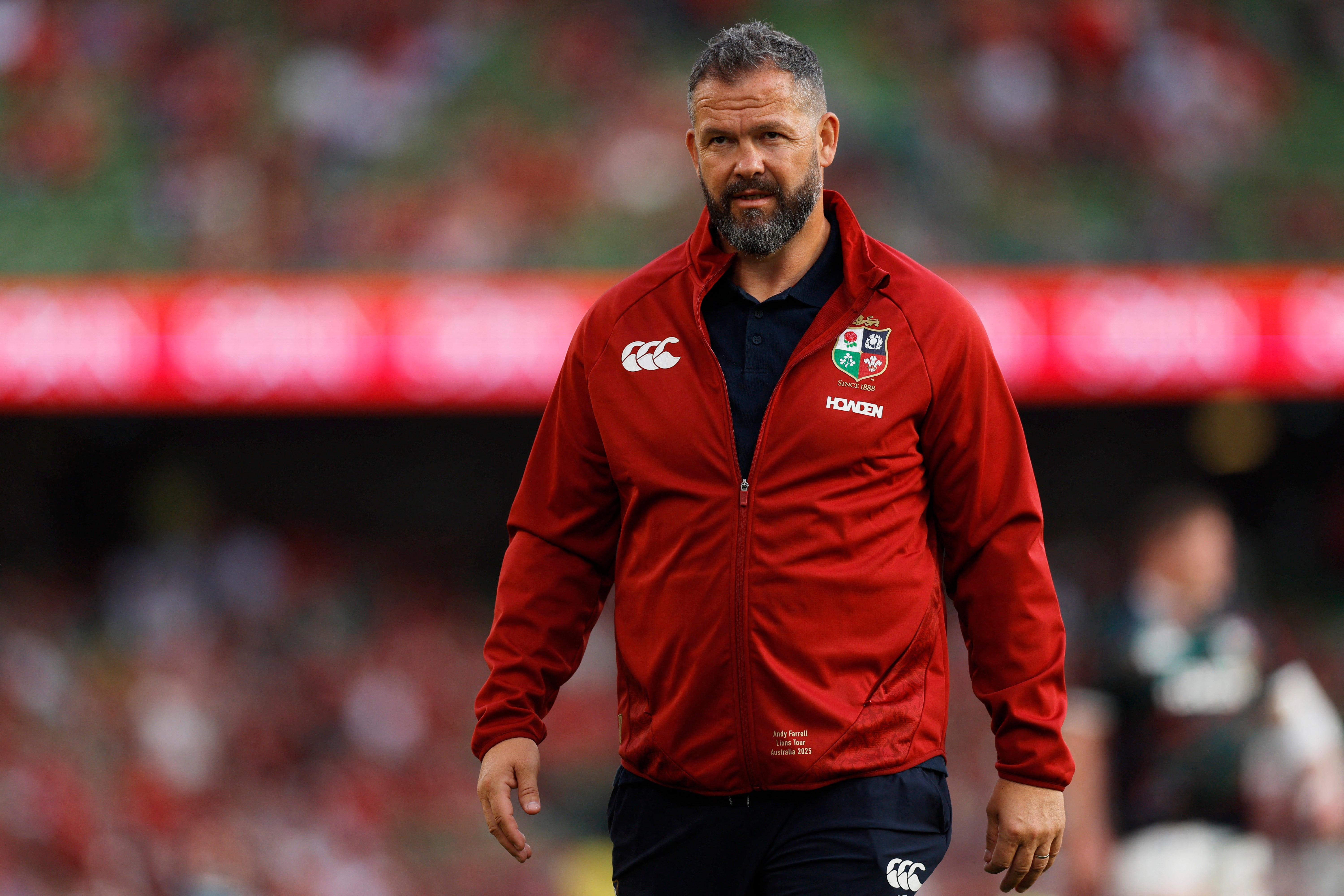 Andy Farrell viděl, jak jeho strana utrpěla porážku ve své první hře na starosti lvů