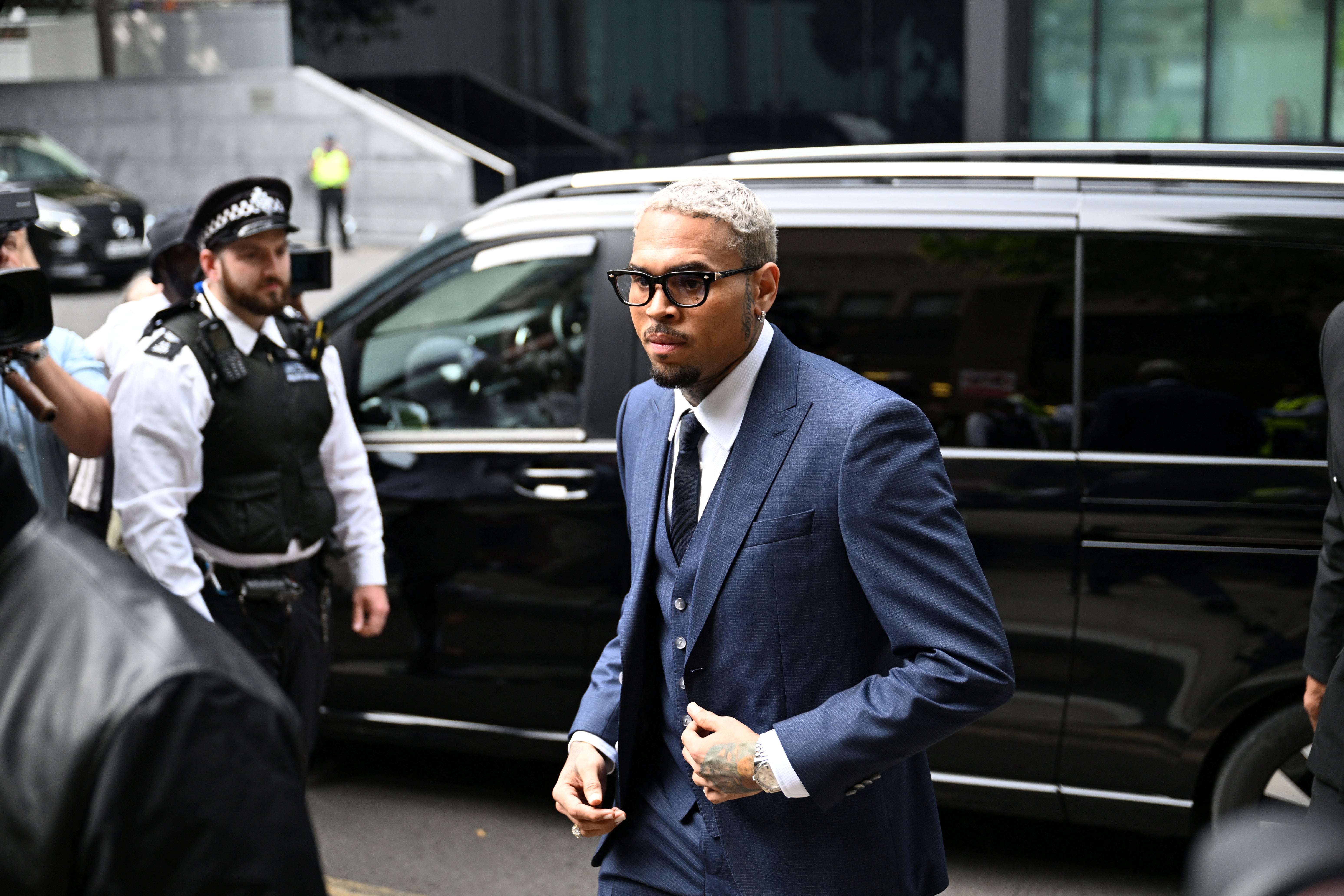 The musician is accused of using a bottle to attack Abraham Diaw