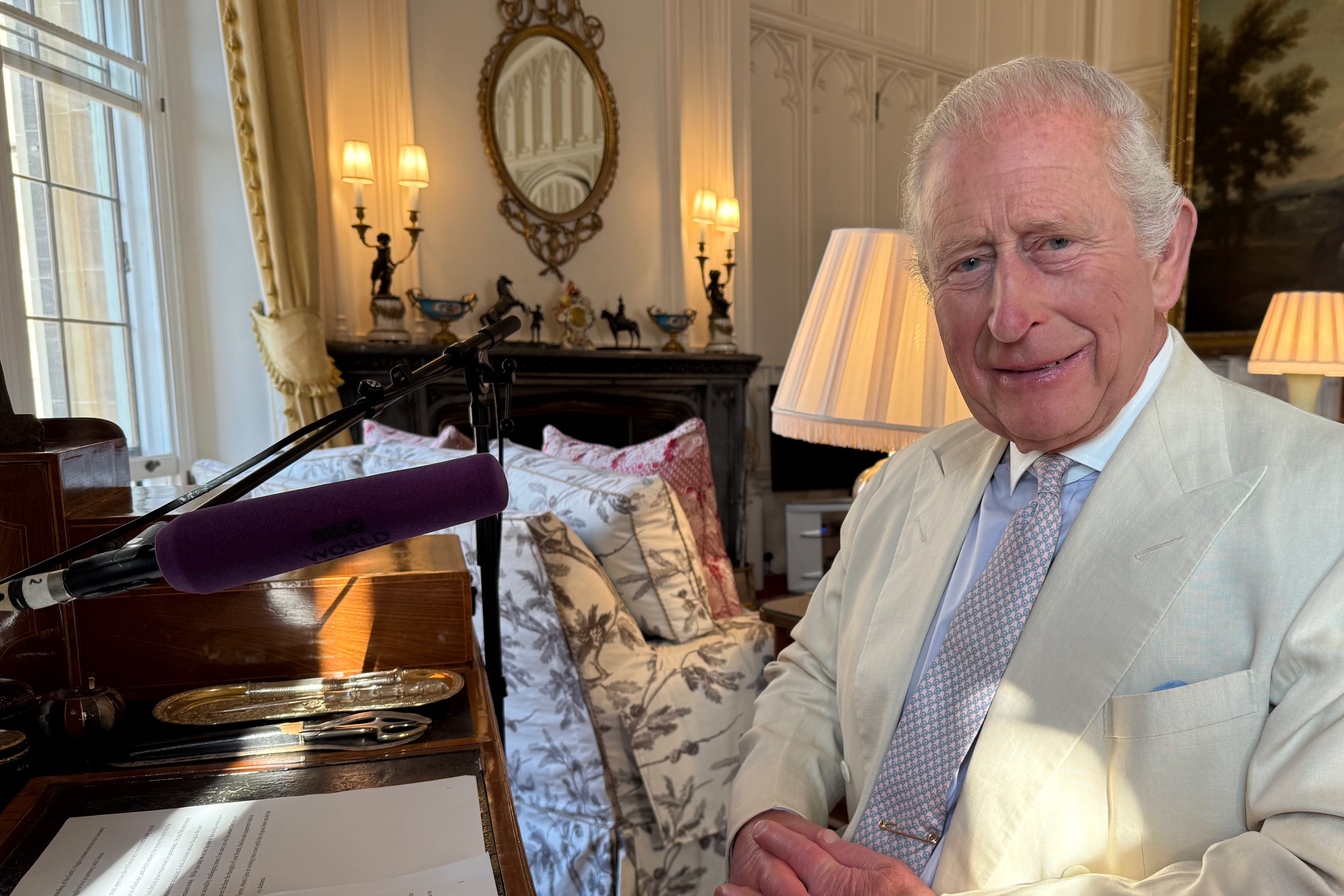 Charles recorded a special message (Antarctic Midwinter Broadcast/Boffin Media)