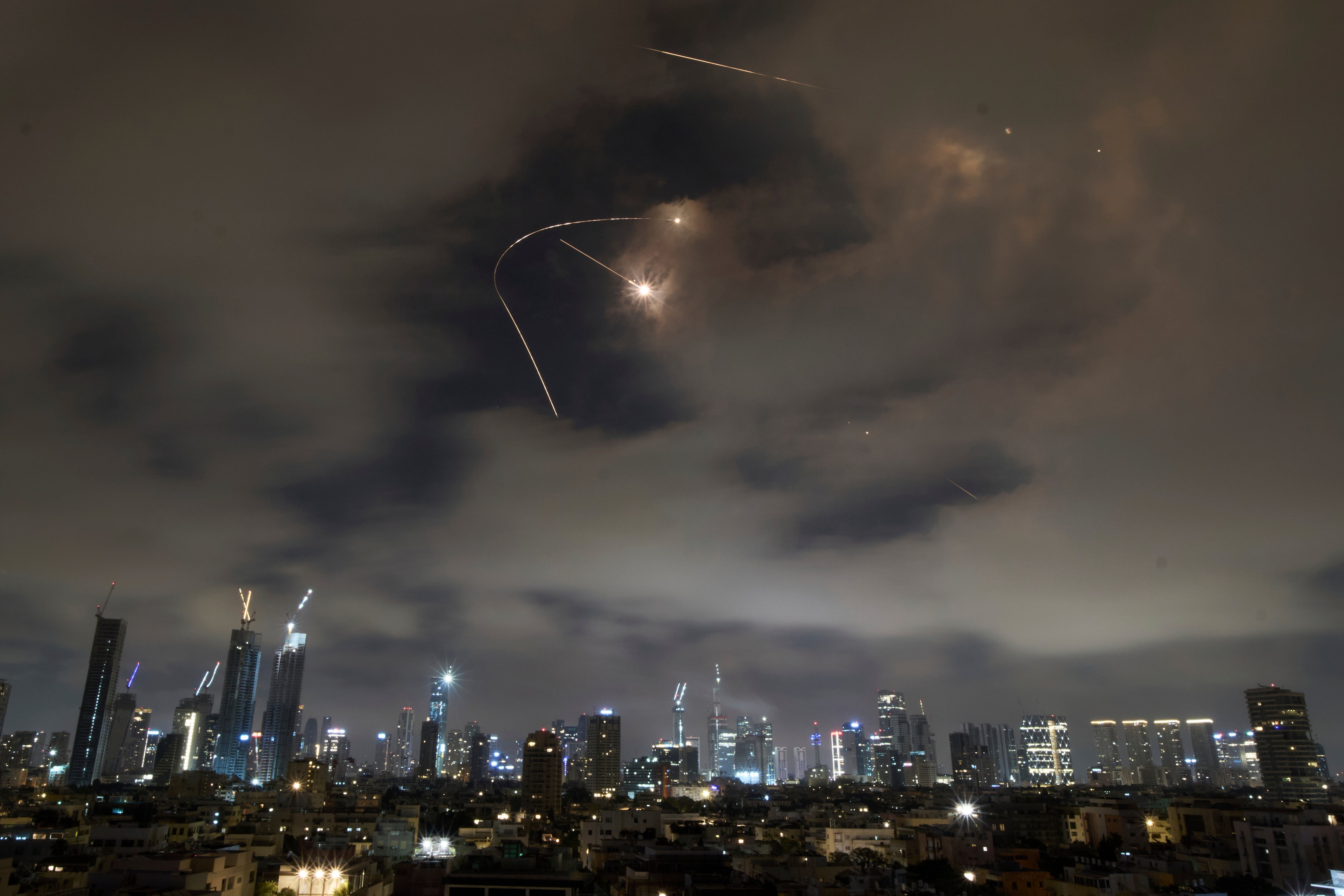 Iran fired five missiles at Israel overnight, a significant decrease compared with previous nights