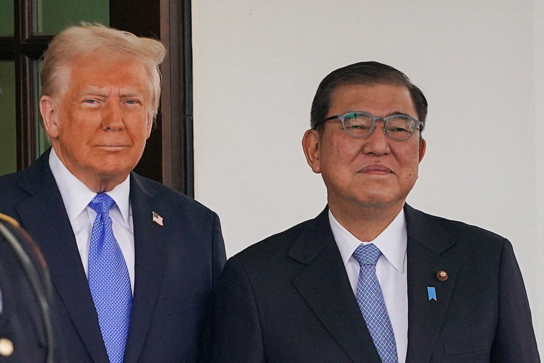 US president Donald Trump meets with Japanese prime minister Shigeru Ishiba